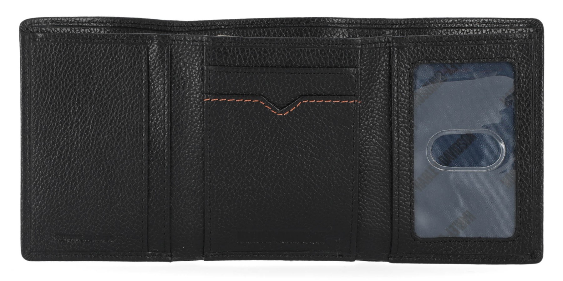 Harley-Davidson® Men's Classic Genuine Pebble Leather B&S Trifold