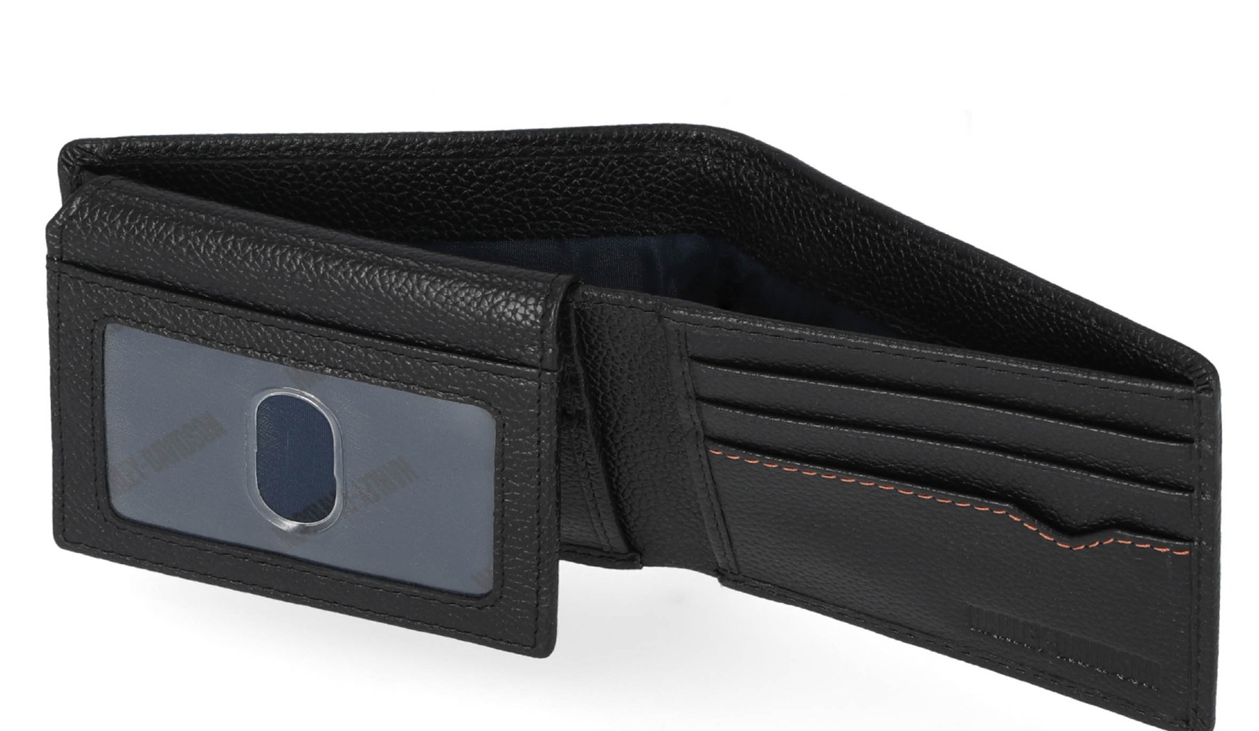 Harley-Davidson® Men's Classic Genuine Pebble Leather B&S Passcase