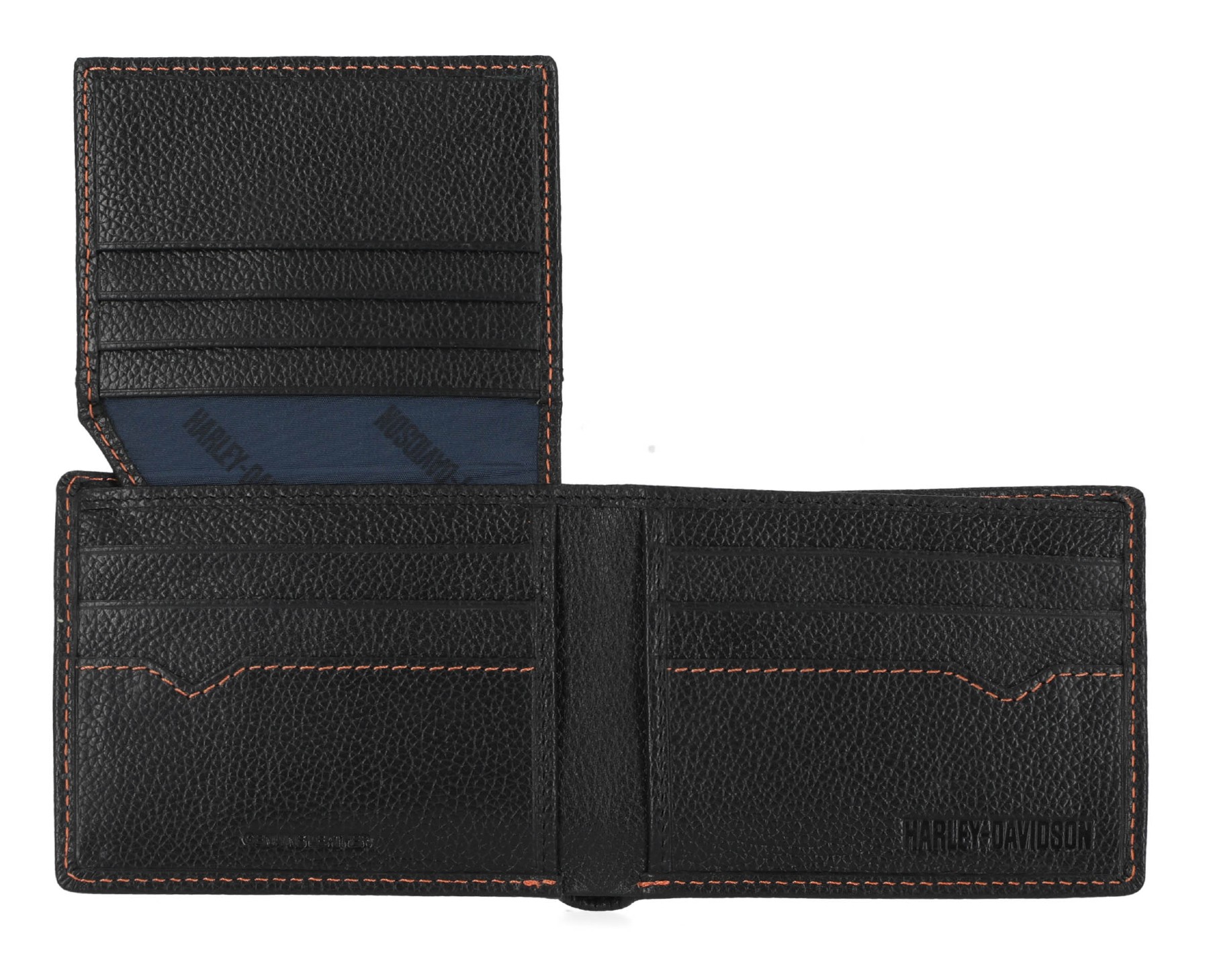 Harley-Davidson® Men's Classic Genuine Pebble Leather Skull