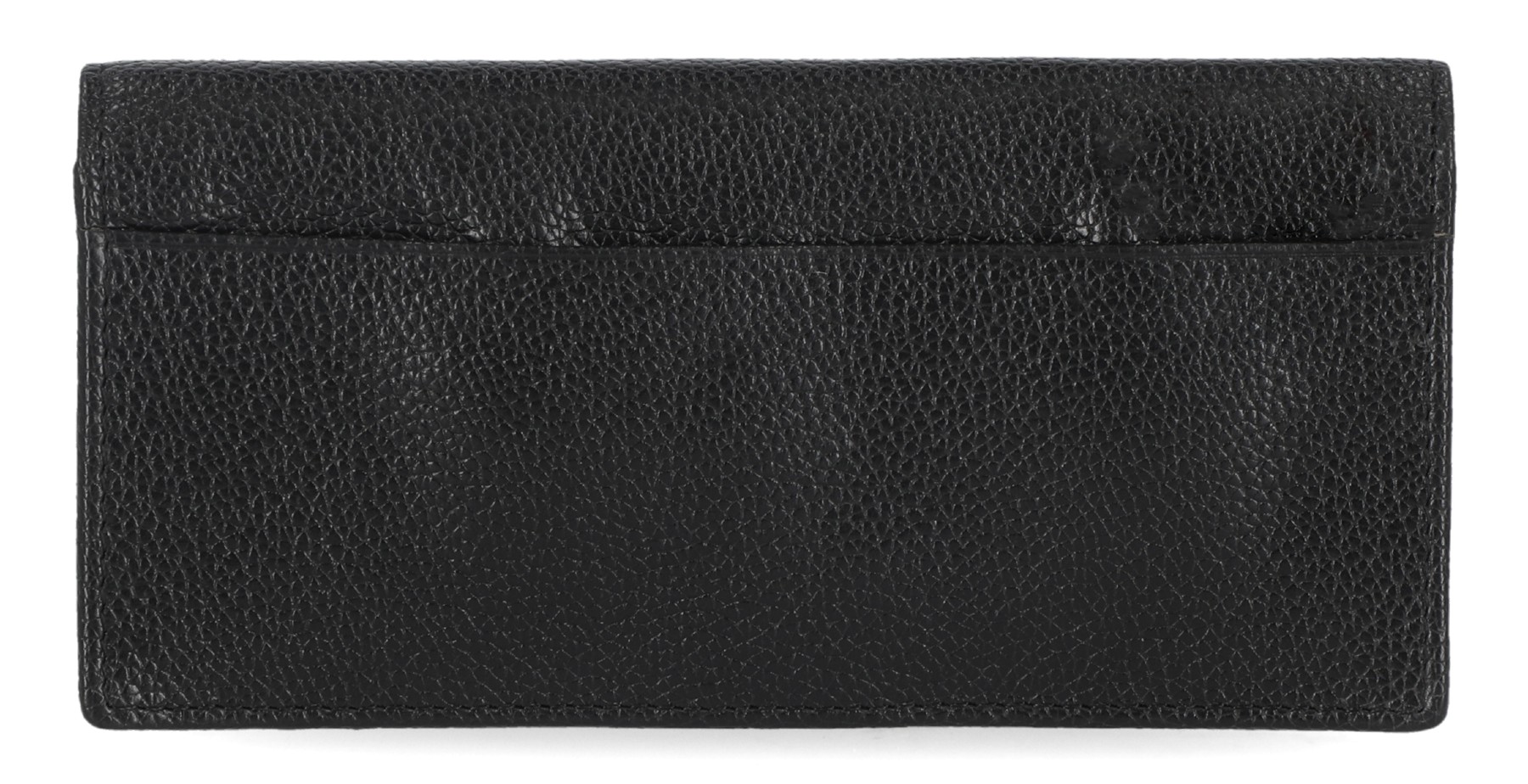 Harley-Davidson Men's Classic Genuine Pebble Leather B&S Long Wallet - Black - No Hassle Returns at Wisconsin Harley