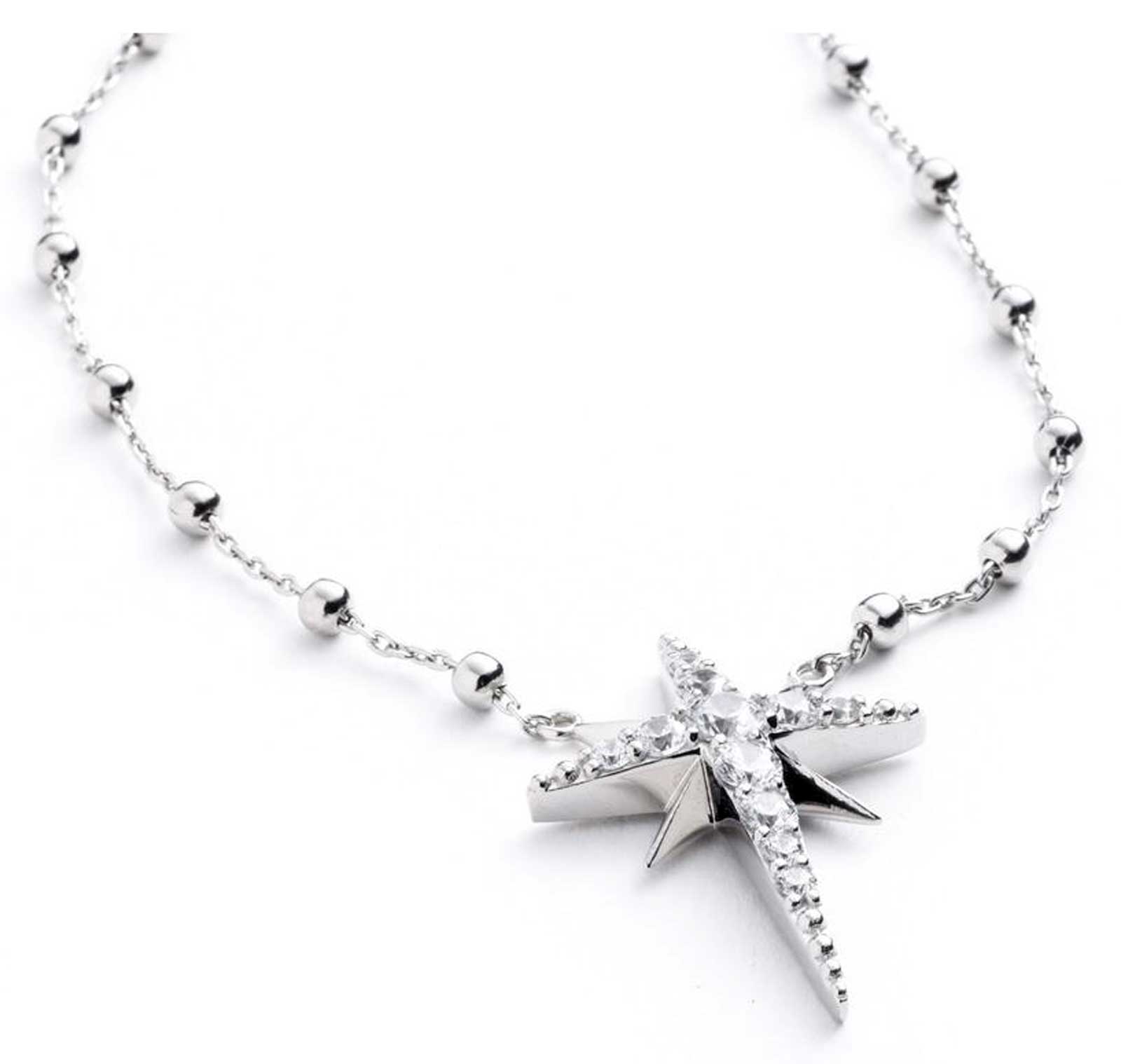 Harley-Davidson Free Shipping - Harley-Davidson Womens Crystal Starburst Necklace & Earring Set, Sterling Silver - Free Shipping on many products plus Orders Over $99