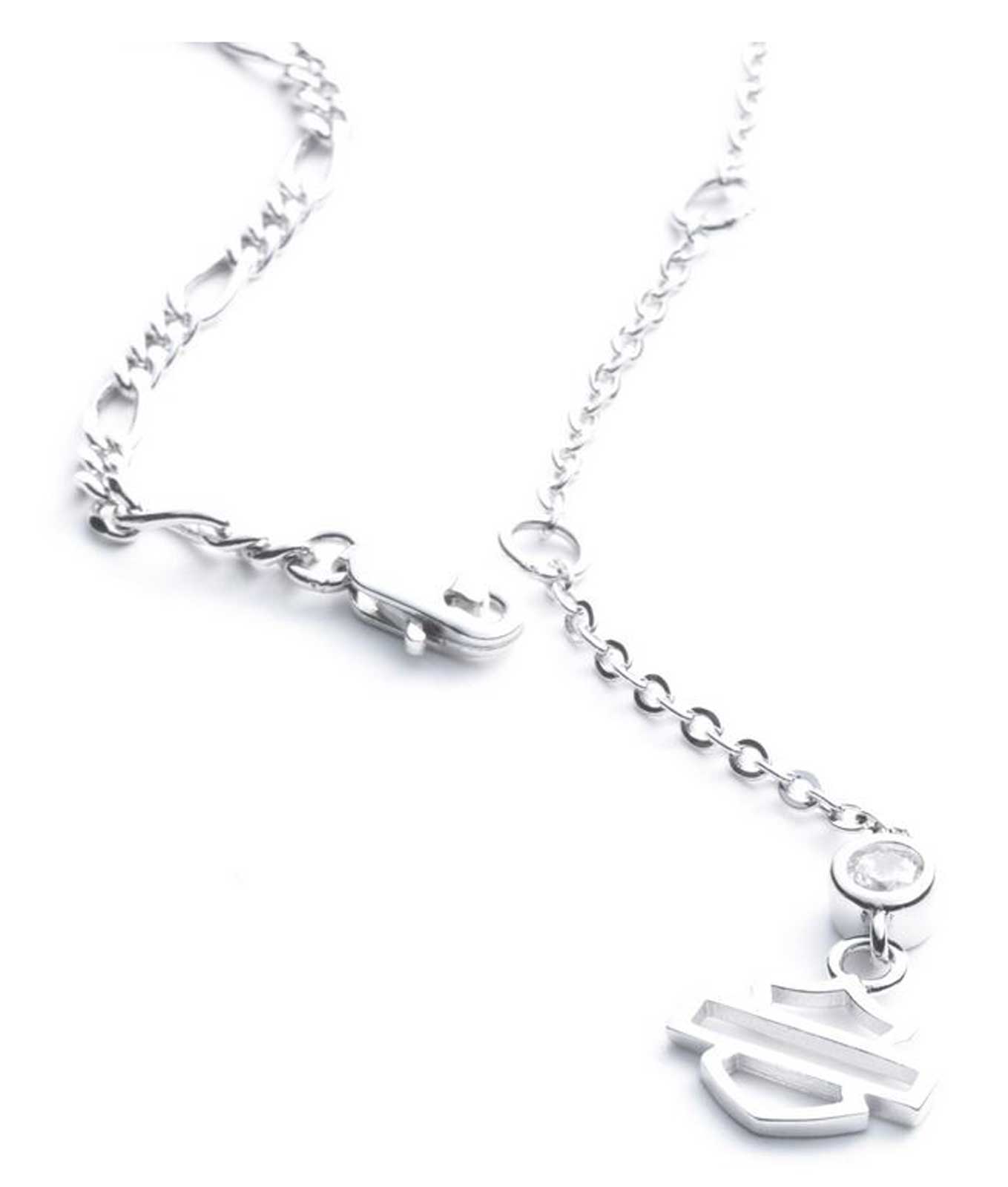 Harley-Davidson Women's Star Charm Necklace & Earring Set, Sterling Silver - No Hassle Returns at Wisconsin Harley