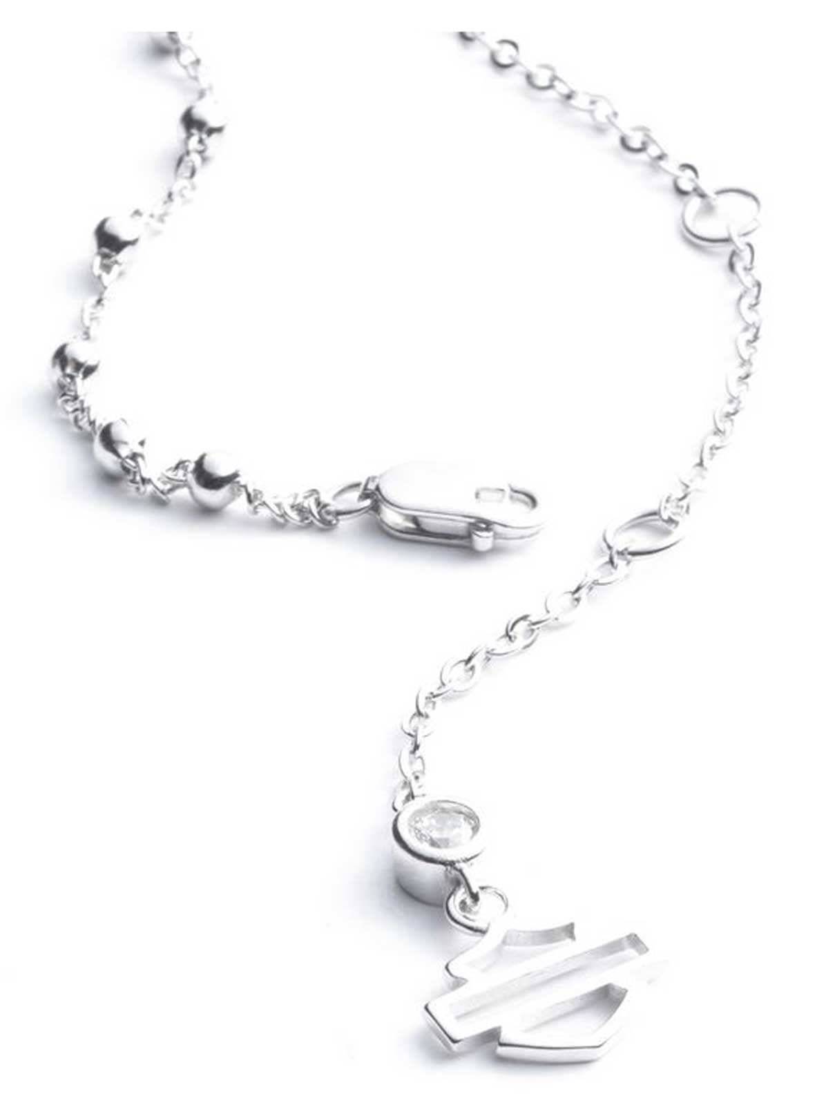 Harley-Davidson His & Hers Dagger Necklace Set w/ Pyrite Beads - 22 & 16 Inch - No Hassle Returns at Wisconsin Harley