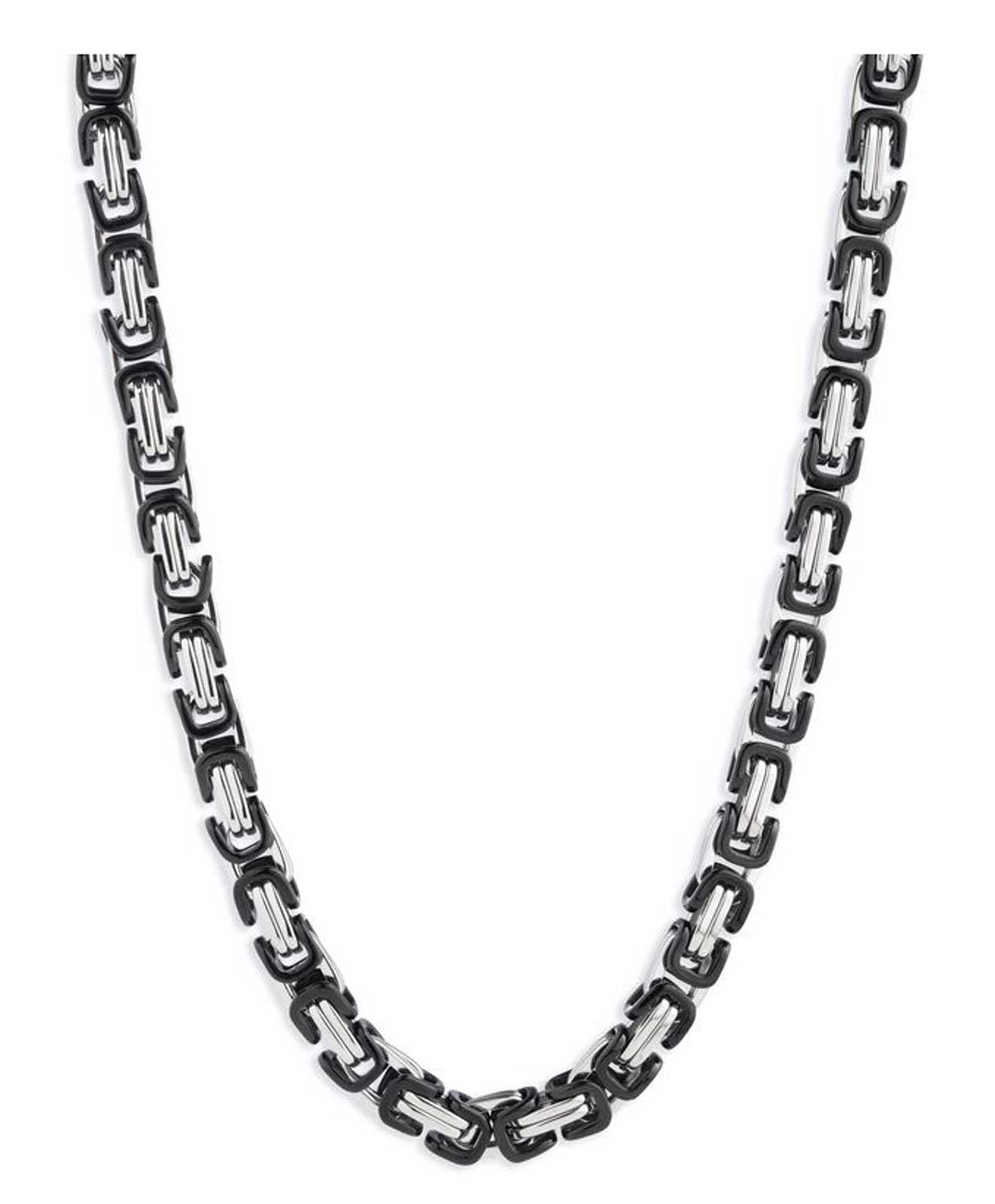 Harley-Davidson チェーンネックレス Harley-Davidson® Men's 22 in. Two Tone Interlocked Link Chain