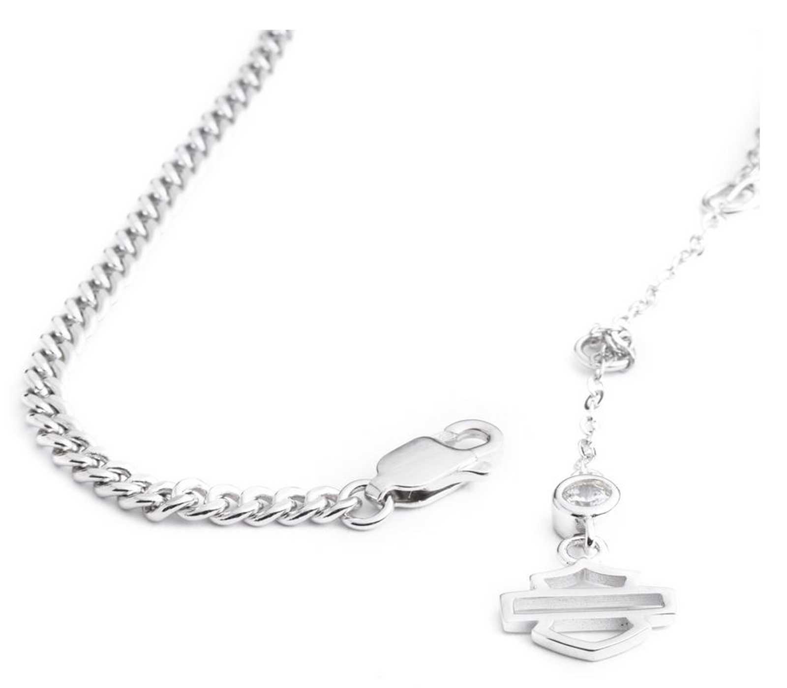 Harley-Davidson Free Shipping - Harley-Davidson Women's Criss Cross Crystal Y Necklace & Earring Set, Silver - Free Shipping on many products plus Orders Over $99