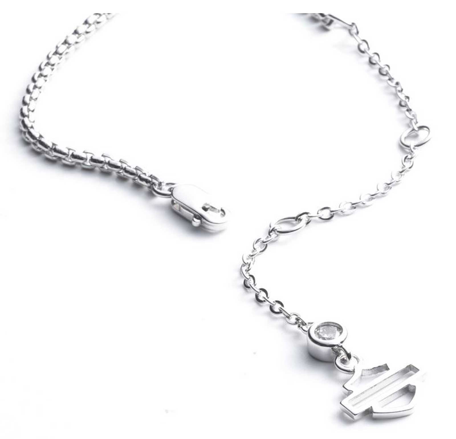 Harley-Davidson His & Hers Bar & Shield Logo Lock Necklace Set - 22 & 16 Inch - No Hassle Returns at Wisconsin Harley