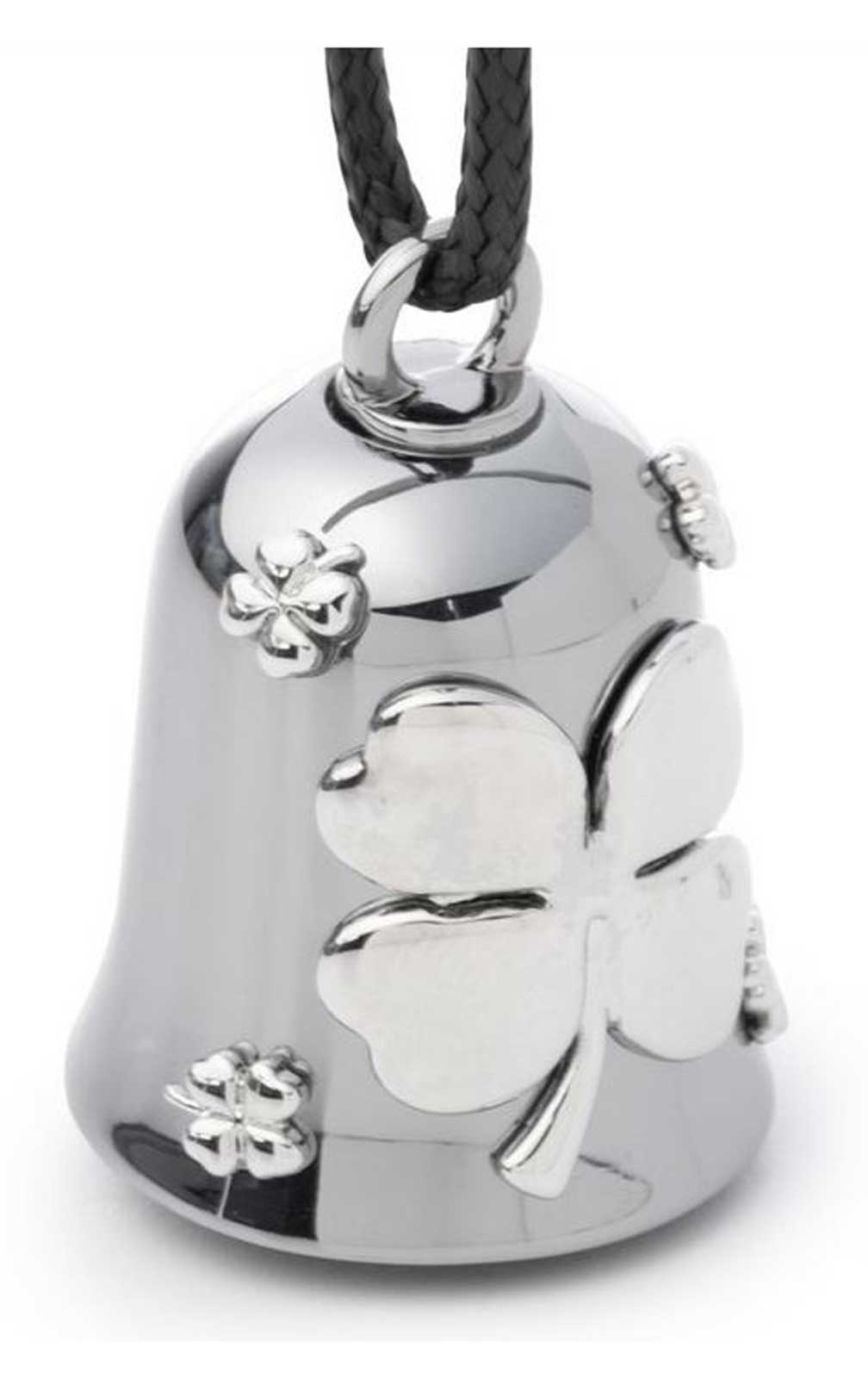 Harley-Davidson® Debossed Four Leaf Clover Ride Bell - Brass w