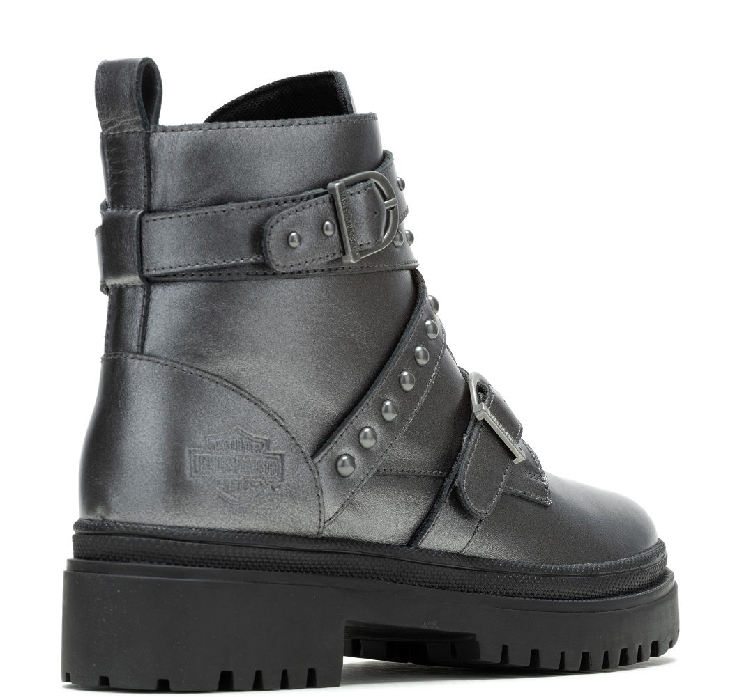 Harley-Davidson Women's Carrigan 5.25" Metallic Grey Fashion Boots D96305 - No Hassle Returns at Wisconsin Harley