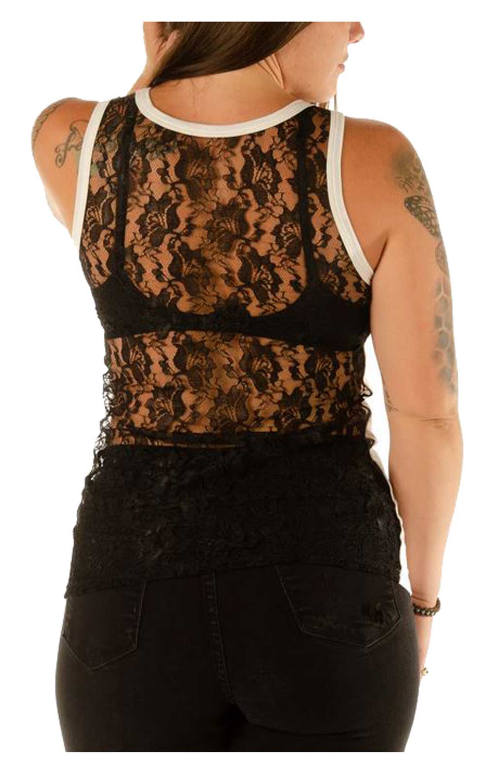 Harley-Davidson Free Shipping - Liberty Wear Women's Sturgis Asphalt Angel Embellished Sleeveless Tank Top White - Free Shipping on many products plus Orders Over $99