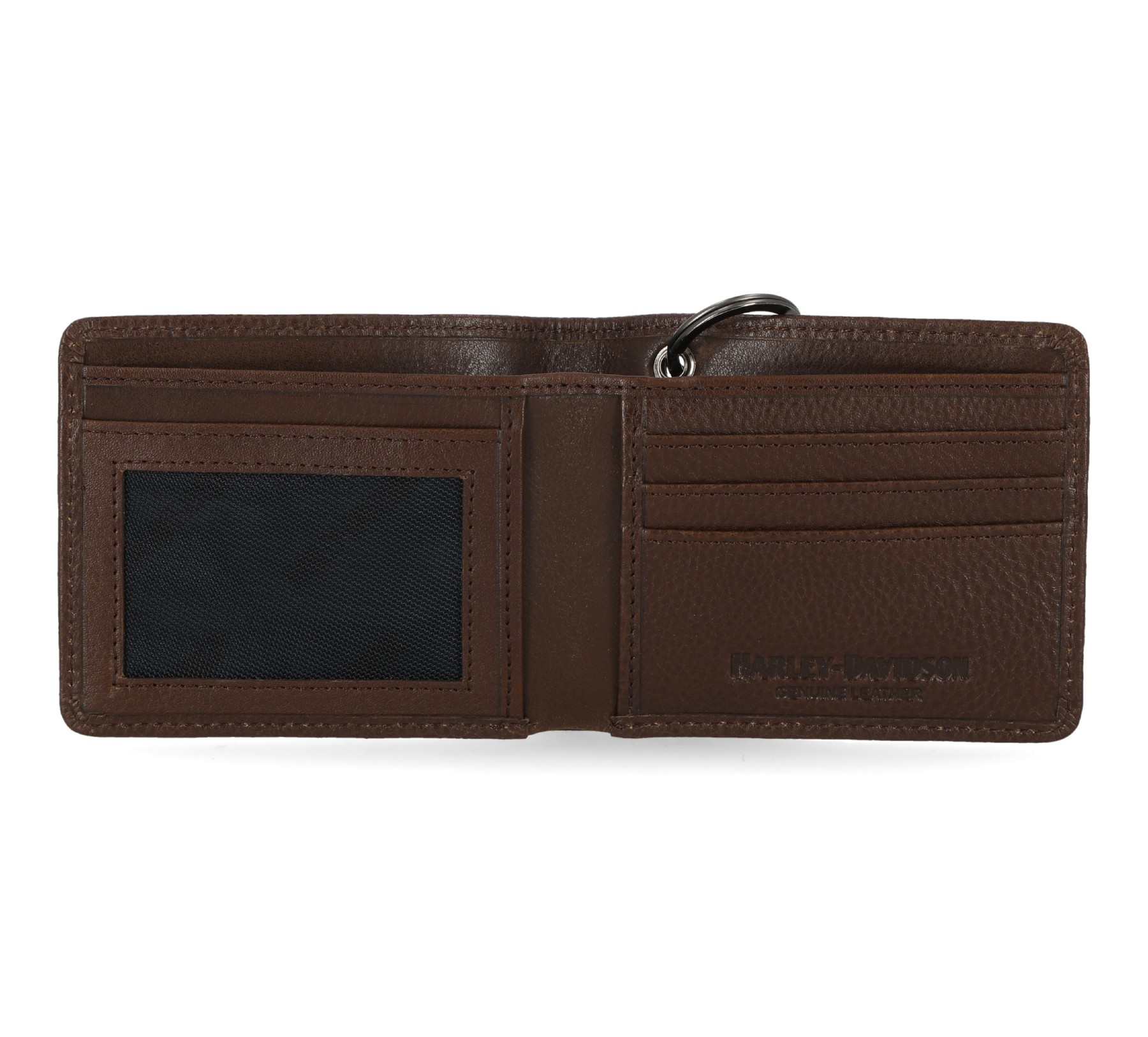 Harley-Davidson Free Shipping - Harley-Davidson Men's Genuine Leather Iconic B&S Eagle Bifold Wallet - Brown - Free Shipping on many products plus Orders Over $99