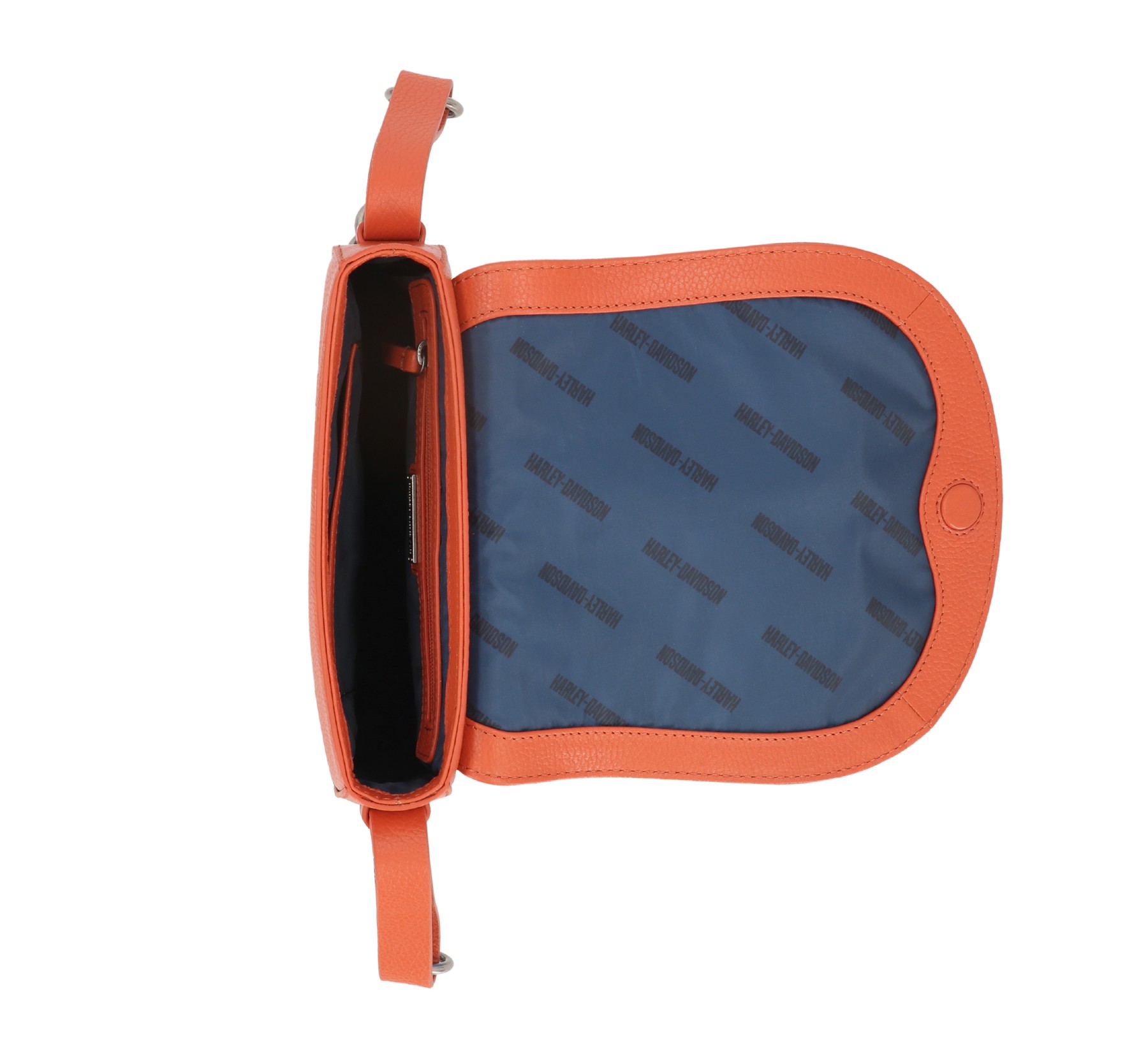 Harley-Davidson Free Shipping - Harley-Davidson Women's Magnetic Flap Closure O Ring Satchel Xbody Purse Orange - Free Shipping on many products plus Orders Over $99