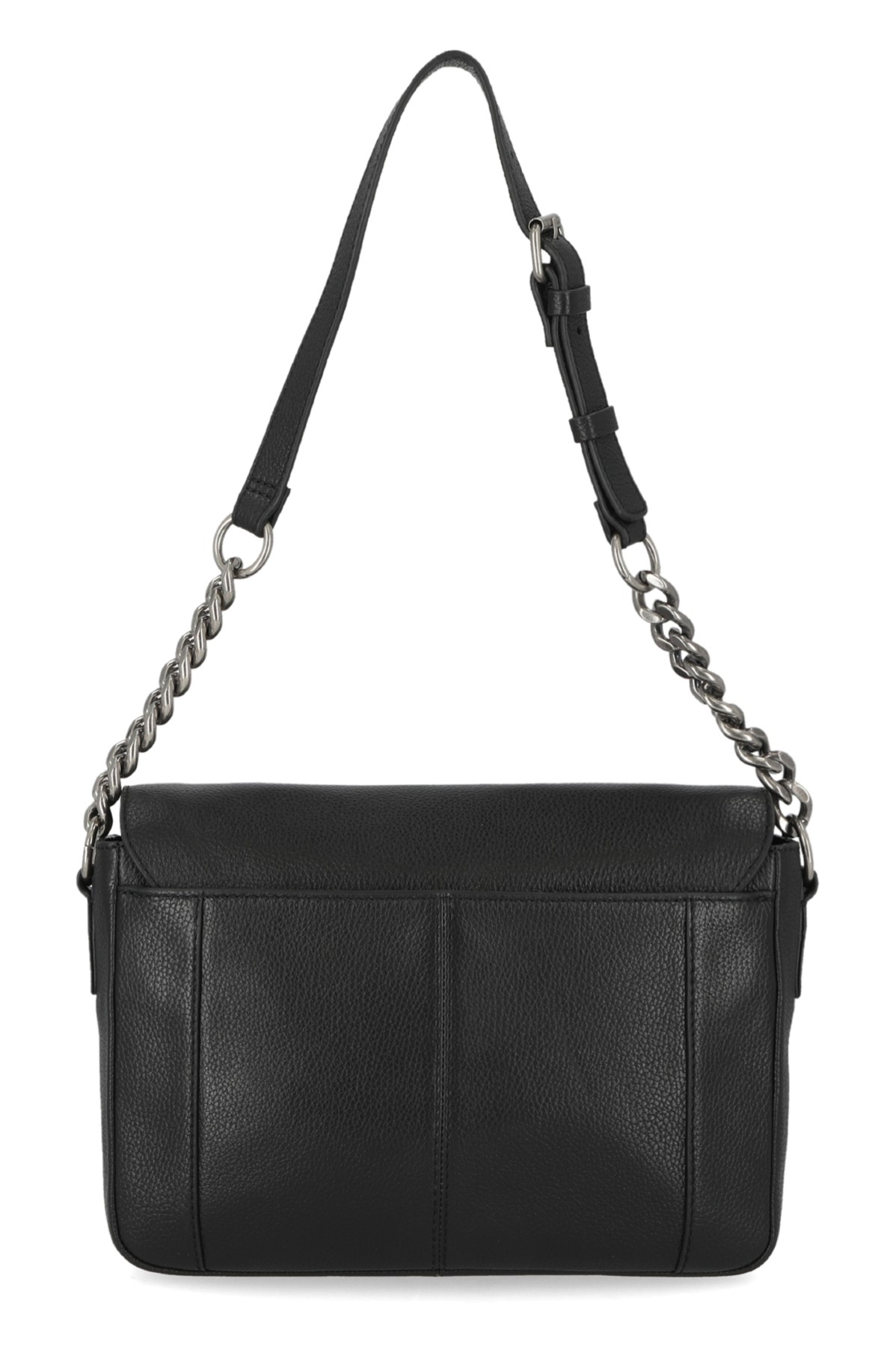 Harley-Davidson Women's Magnetic Flap Closure O Ring Chain Purse - Black - No Hassle Returns at Wisconsin Harley