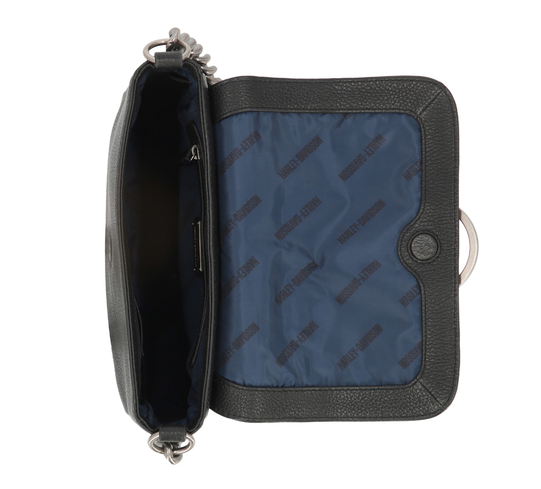 Harley-Davidson Free Shipping - Harley-Davidson Women's Magnetic Flap Closure O Ring Crossbody Purse - Black - Free Shipping on many products plus Orders Over $99