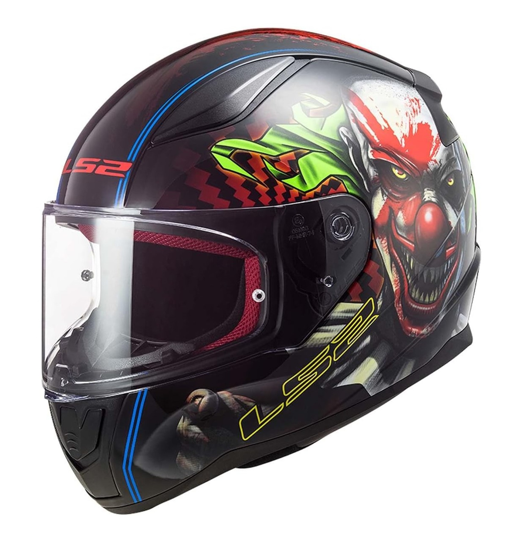 LS2 Helmets Rapid II Happy Dreams Full Face Motorcycle Helmet - Gloss Black - Wisconsin Harley-Davidson