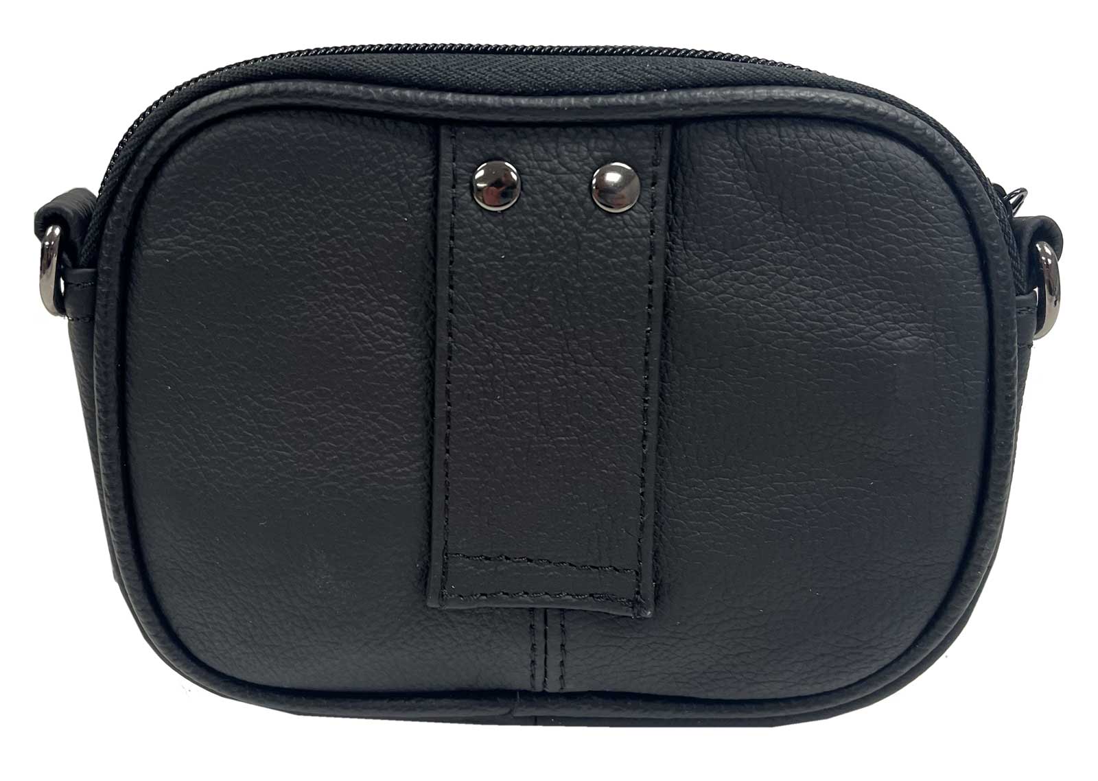 RCS Women's Genuine Leather Utility Belt Bag With Removable Strap - Black - No Hassle Returns at Wisconsin Harley