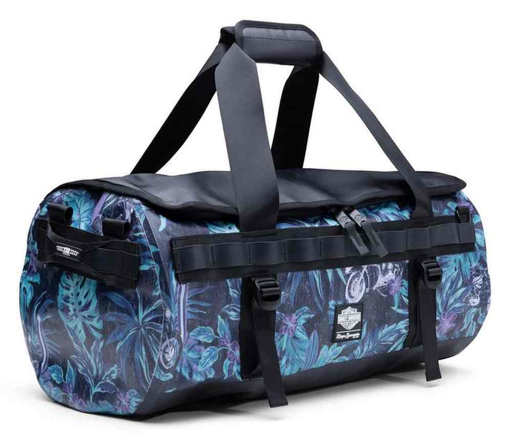 Harley-Davidson Free Shipping - Harley-Davidson Reyn Spooner Hawaiian Waterproof Duffel Bag, Black 96918-23VM - Free Shipping on many products plus Orders Over $99