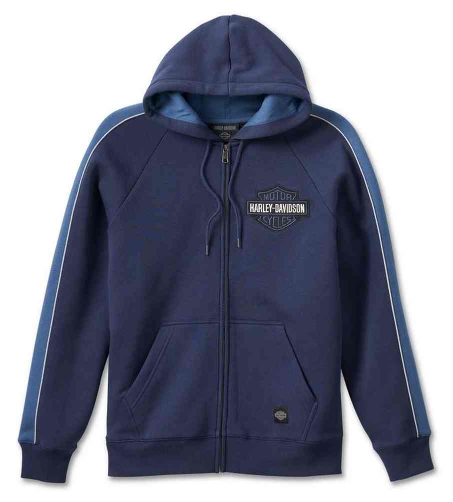Harley-Davidson® Men's Club Crew Zip-Up Fleece Hoodie