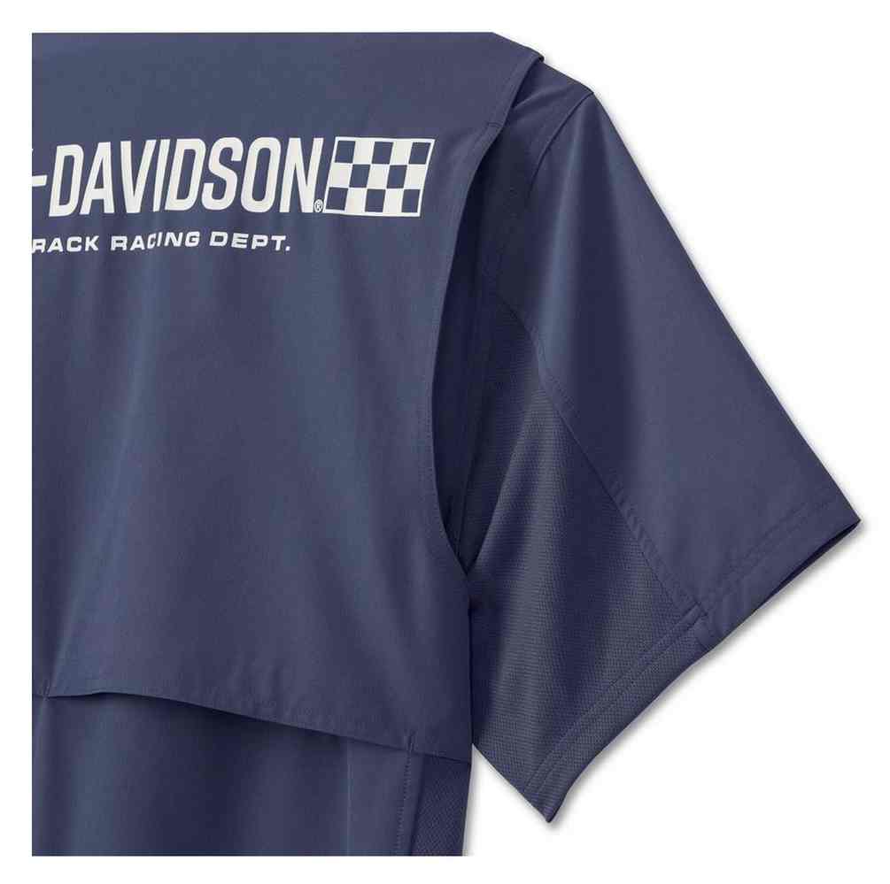 ◆Harley Davidson◆ Vintage Blue HD Pigment Short Sleeve T-S Vintage Harley Davidson T Shirt Men's 2XL Blue Emerald City