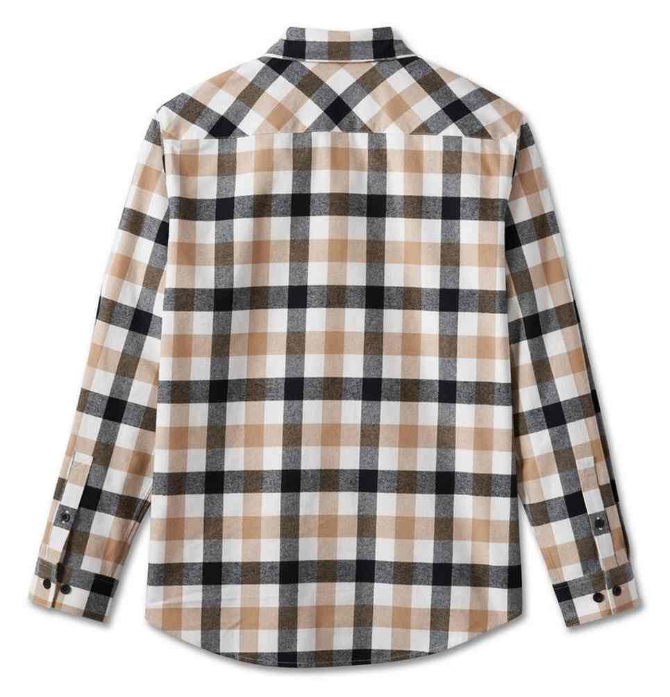 Harley-Davidson Free Shipping - Harley-Davidson Men's Essence Long Sleeve Button Plaid Shirt - Tan 96069-24VM - Free Shipping on many products plus Orders Over $99