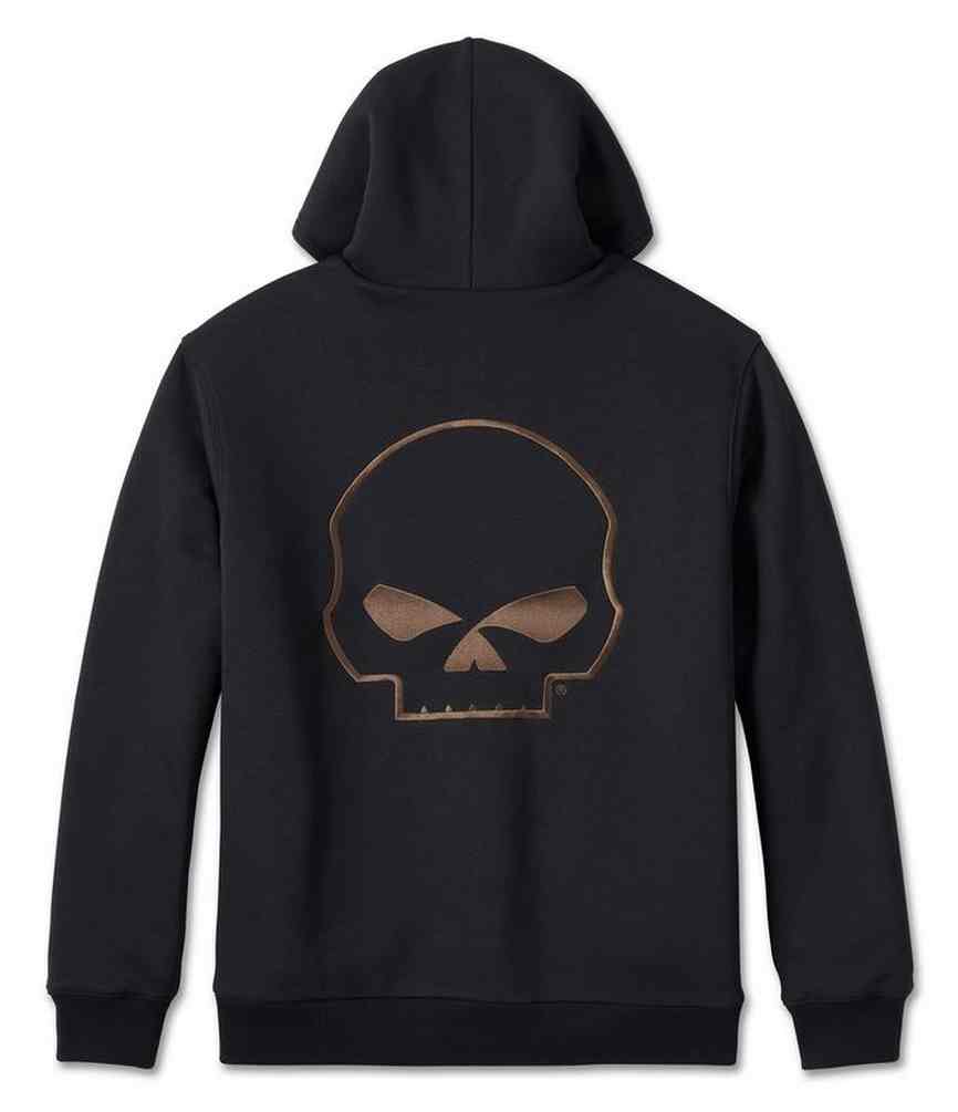 Harley-Davidson■Willie G Skull■ジップアップ フーディ Harley-Davidson Men's Willie G Skull Colorblock Zip-Up