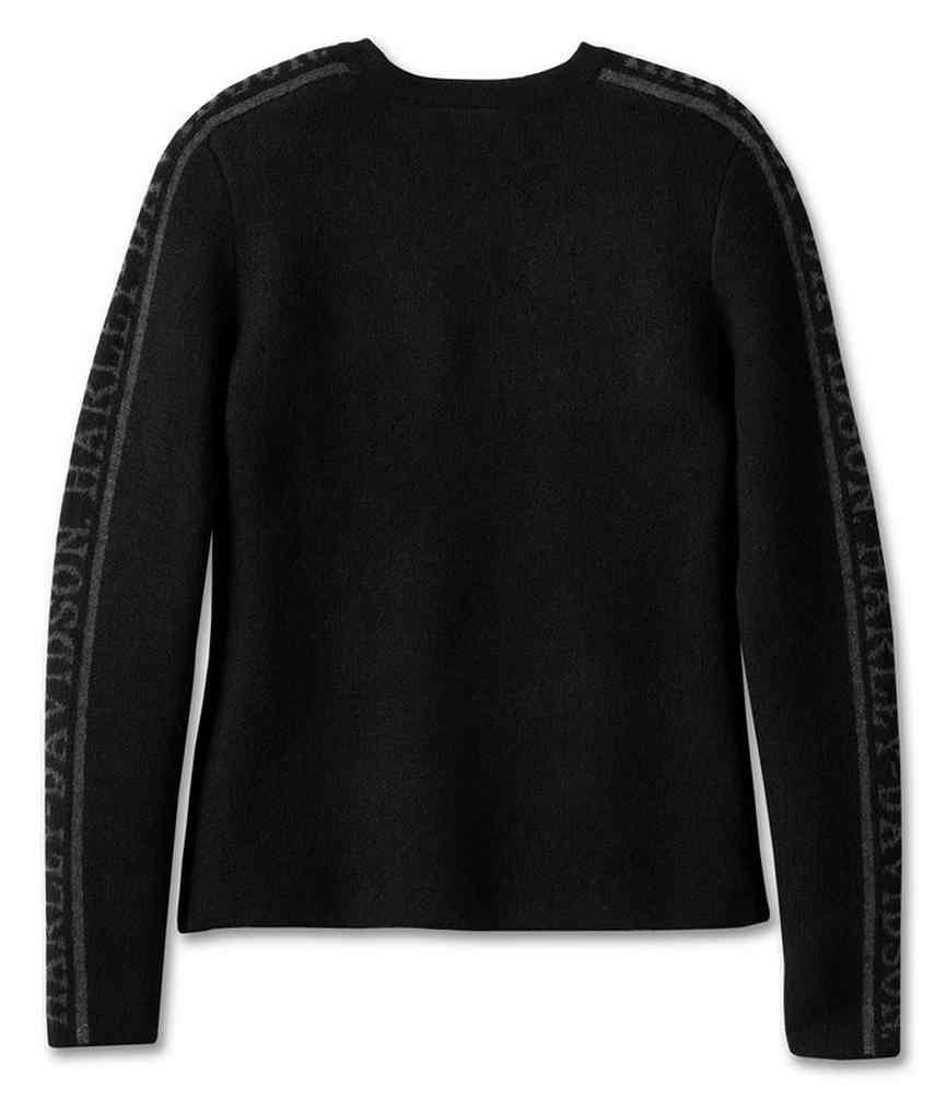 HOLIDAY SURPER FINE Ｔ　black XXS Harley-Davidson® Women's Viper Crewneck Knit Sweater - Black