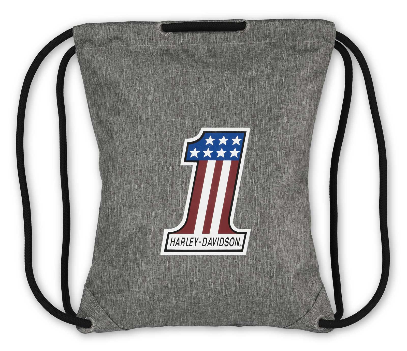 Harley-Davidson Rugged High-Density Polyester Quick-Draw Backpack - Gray - Wisconsin Harley-Davidson