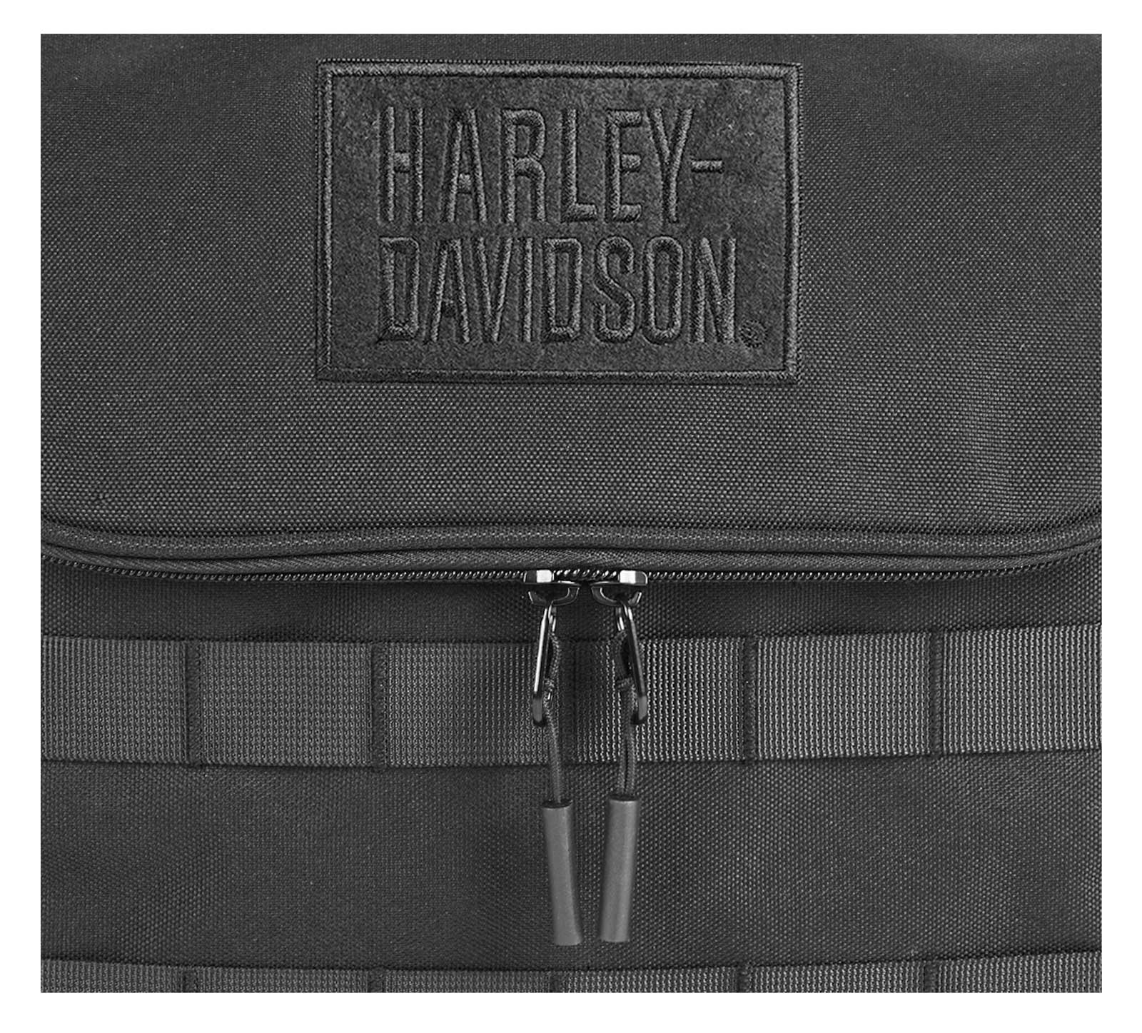Harley-Davidson Rugged High-Density Polyester Rebel Hop Along Duffel - Black - Largest Selection of Harley-Davidson Products
