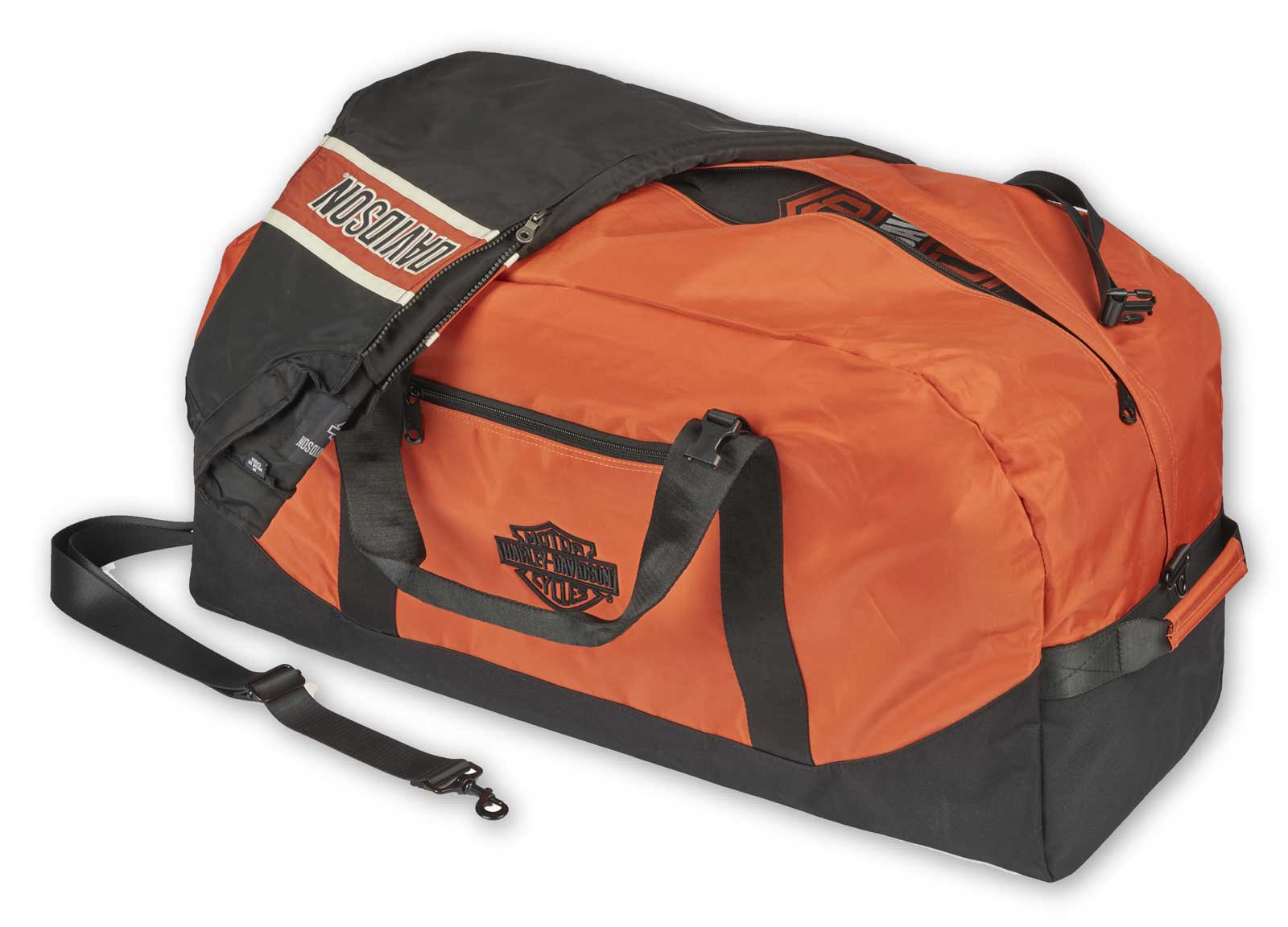 Harley-Davidson Free Shipping - Harley-Davidson Rugged High-Density Nylon Bar & Shield Dura-Duffel 30" - Orange - Free Shipping on many products plus Orders Over $99