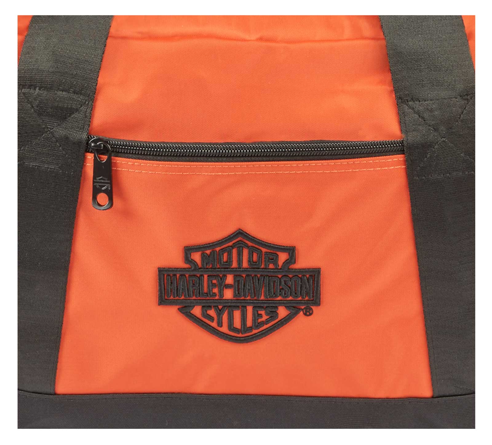 Harley-Davidson Rugged High-Density Nylon Bar & Shield Dura-Duffel 30" - Orange - No Hassle Returns at Wisconsin Harley