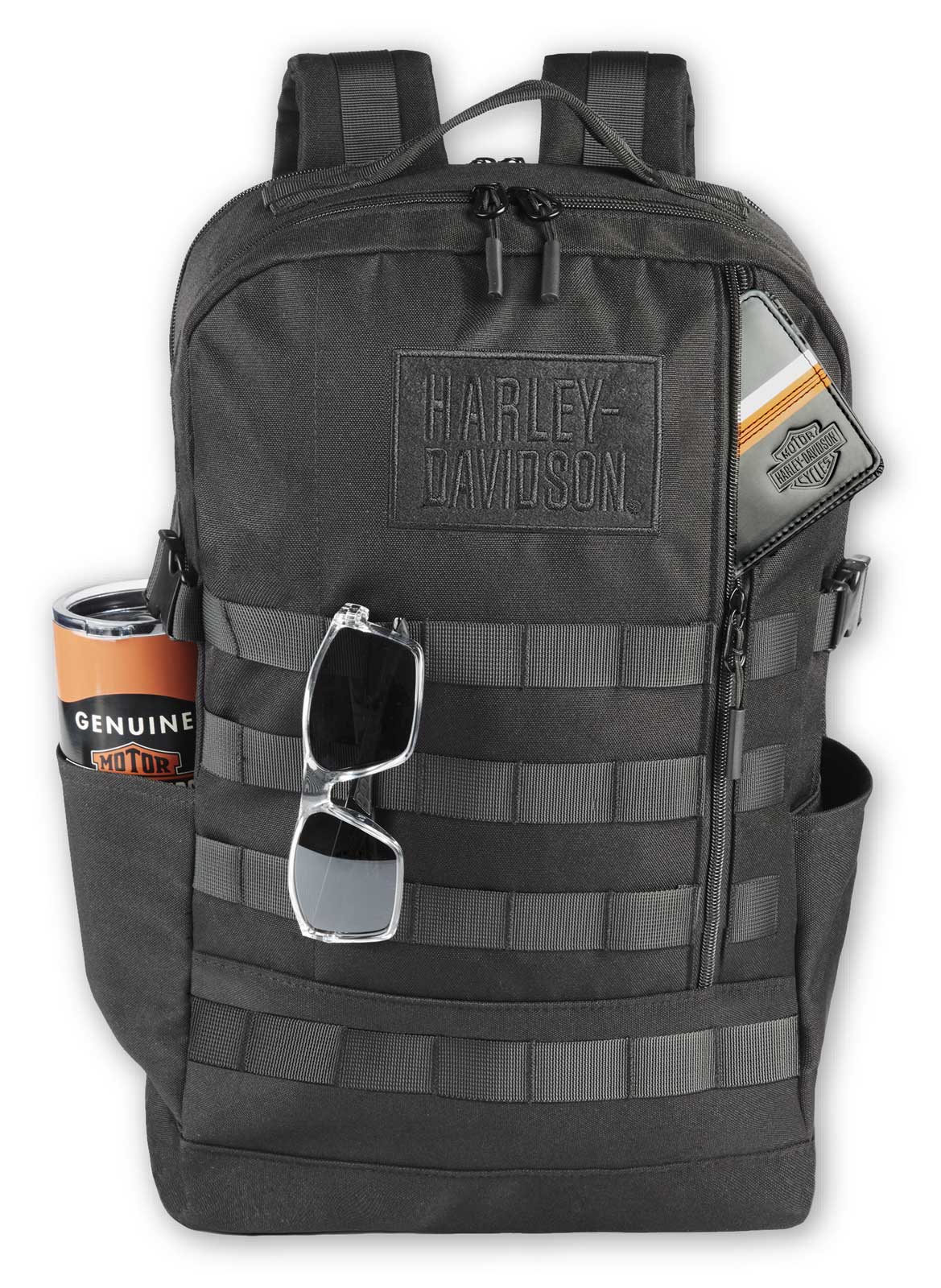Harley-Davidson® Rugged High-Density Polyester Rebel Daypack