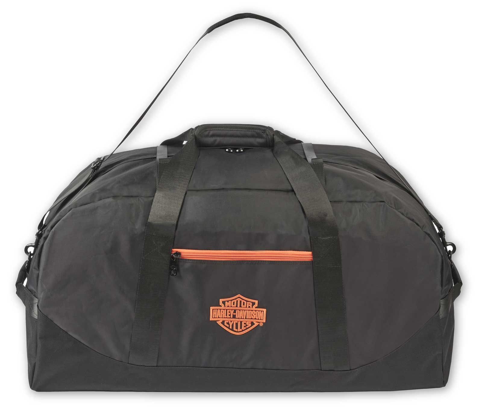 Harley-Davidson Rugged High-Density Nylon Bar & Shield Dura-Duffel 30" - Black - Wisconsin Harley-Davidson