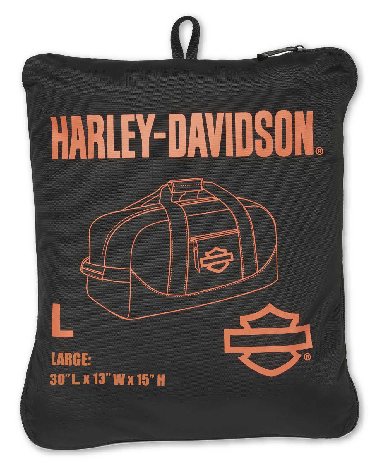 Harley-Davidson Rugged High-Density Nylon Bar & Shield Dura-Duffel 30" - Black - Largest Selection of Harley-Davidson Products