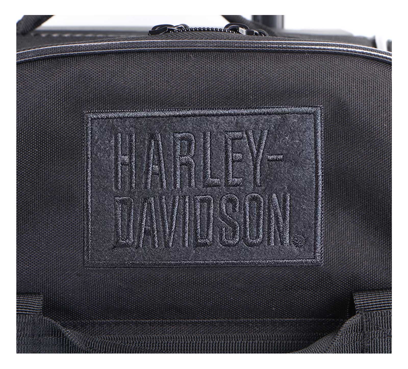 Harley-Davidson Rugged Polyester Embroidered Logo Rolling Duffel Bag - Black - No Hassle Returns at Wisconsin Harley