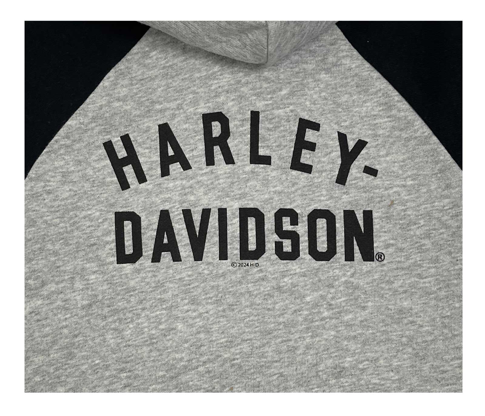 Harley-Davidson Free Shipping - Harley-Davidson Little Girls' Bar & Shield French Terry Toddler Hoodie - Gray - Free Shipping on many products plus Orders Over $99