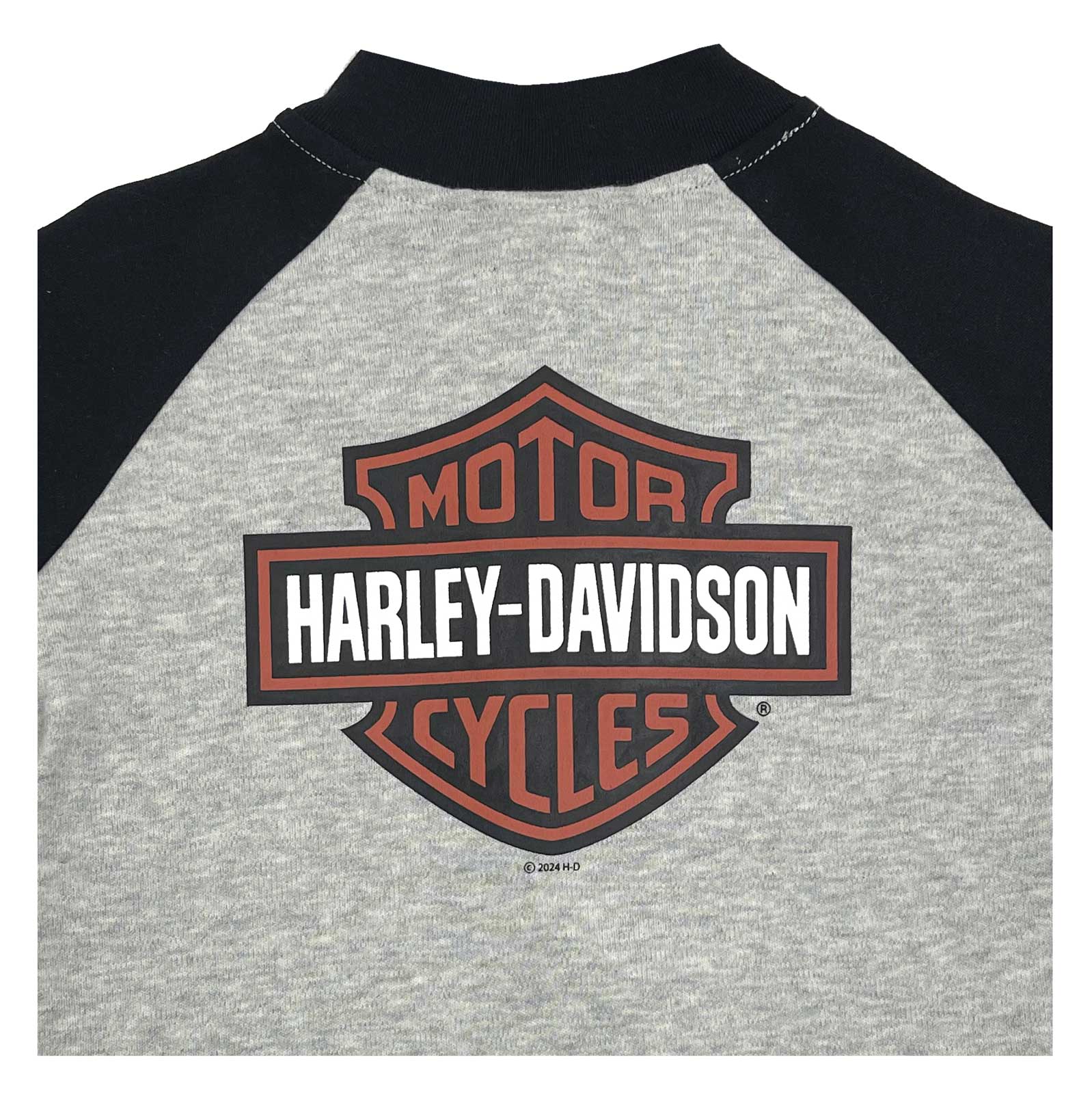 Harley-Davidson Free Shipping - Harley-Davidson Little Boys' Bar & Shield Toddler Varsity Knit Jacket - Gray - Free Shipping on many products plus Orders Over $99