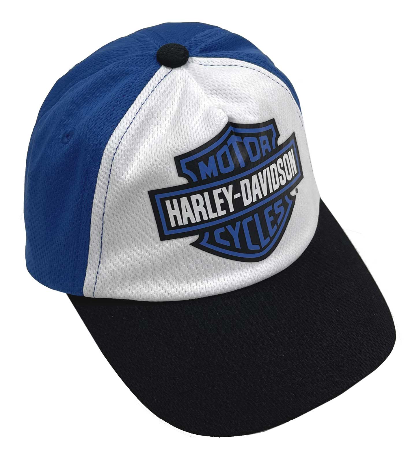 Harley-Davidson Little Boys' Bar & Shield Adjustable Mesh Baseball Cap - Wisconsin Harley-Davidson