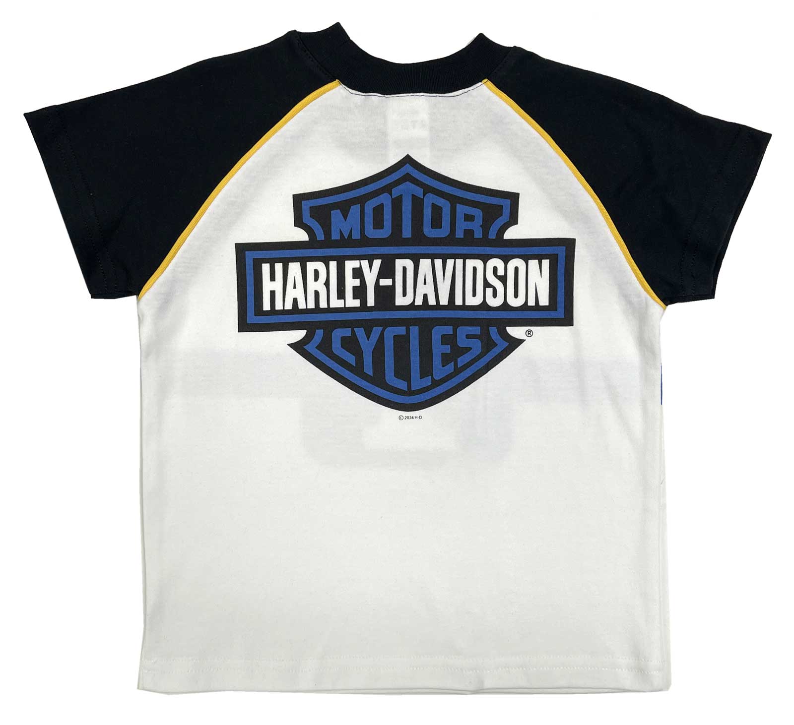 Harley-Davidson Free Shipping - Harley-Davidson Little Boys' Racing Short Sleeve Raglan Colorblocked Tee - Free Shipping on many products plus Orders Over $99