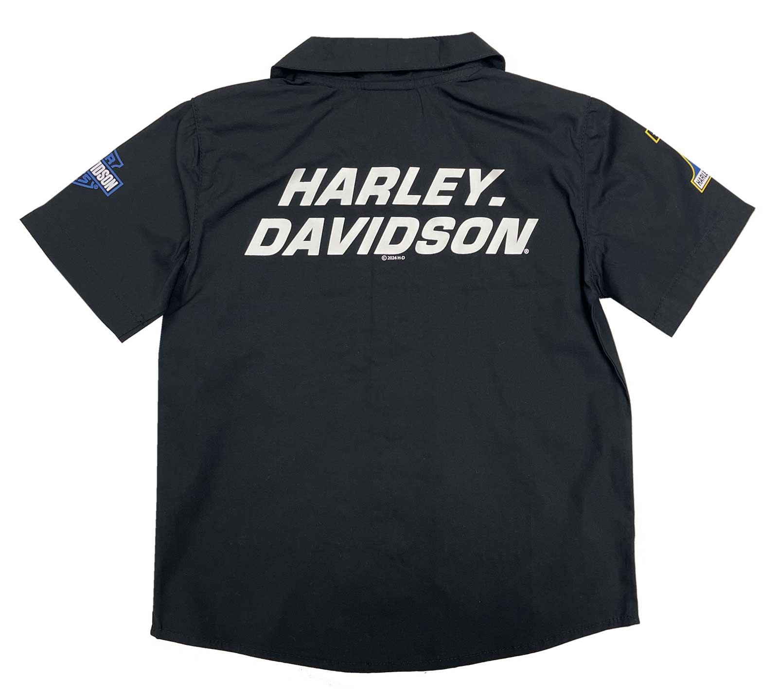 Harley-Davidson Free Shipping - Harley-Davidson Little Boys' Woven Pit Crew Button Toddler Shirt - Black - Free Shipping on many products plus Orders Over $99