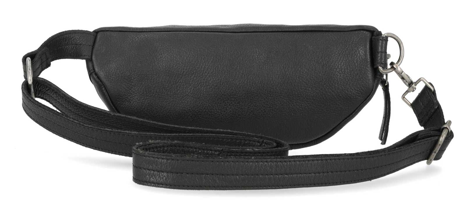 Harley-Davidson Women's Washed Genuine Leather Hip Bag w/Adjustable Strap, Black - Largest Selection of Harley-Davidson Products