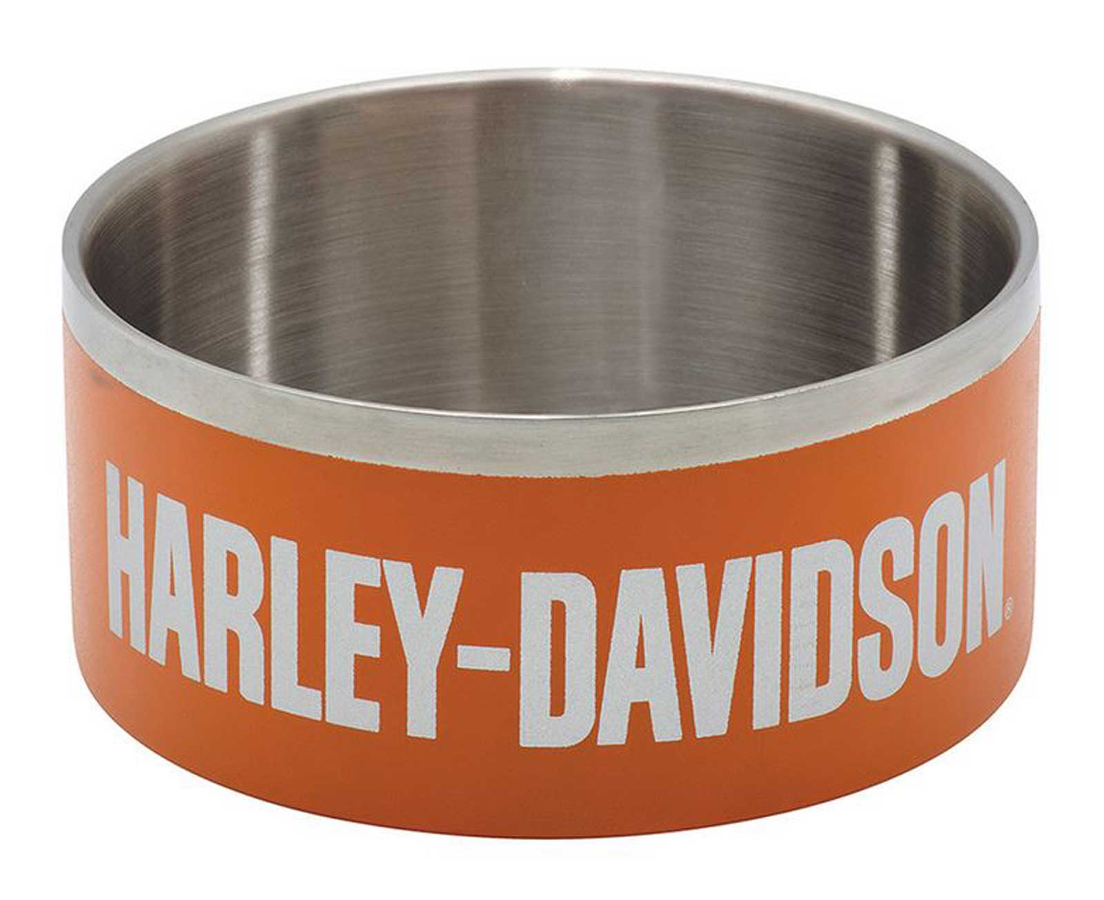 Harley-Davidson Double-Wall Insulated Stainless Steel Dog Bowl Pet Water Bowl - Wisconsin Harley-Davidson