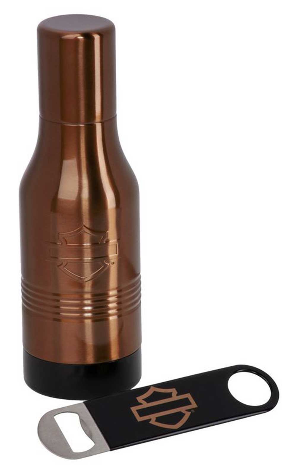 Harley-Davidson Free Shipping - Harley-Davidson Stainless Steel Insulated Bottle Cooler & Bar & Shield Opener - Free Shipping on many products plus Orders Over $99