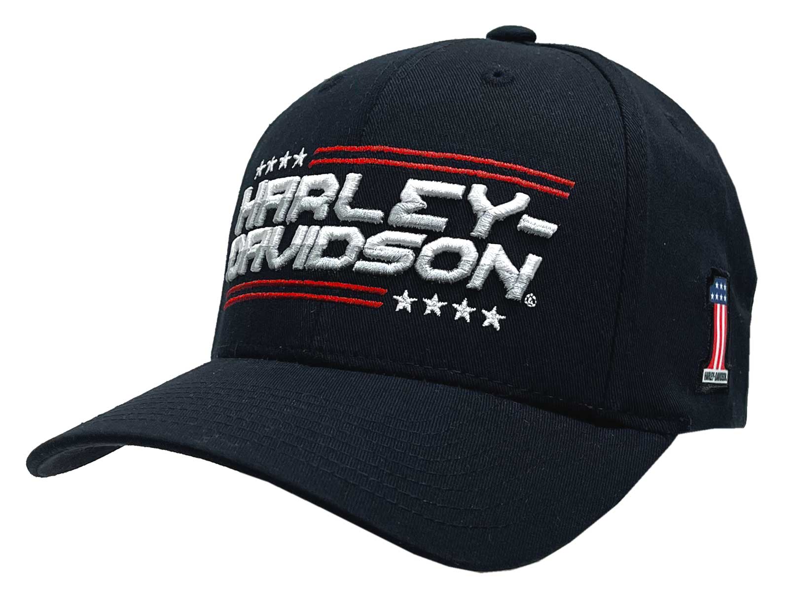 Harley-Davidson® Men's Legit #1 Stretch Fit Curved Bill Baseball