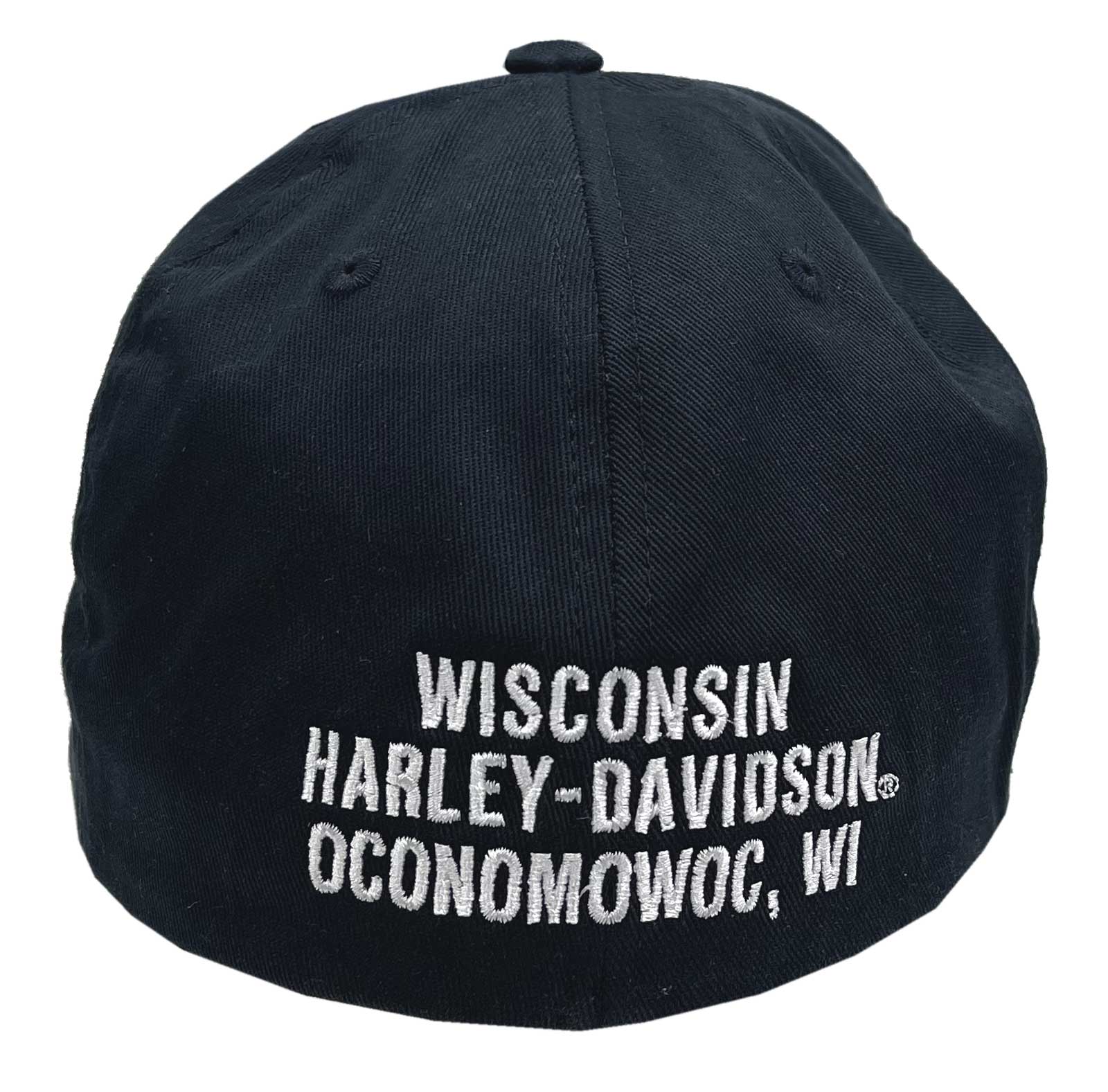 Harley-Davidson Free Shipping - Harley-Davidson Men's Legit #1 Stretch Fit Curved Bill Baseball Cap - Navy - Free Shipping on many products plus Orders Over $99