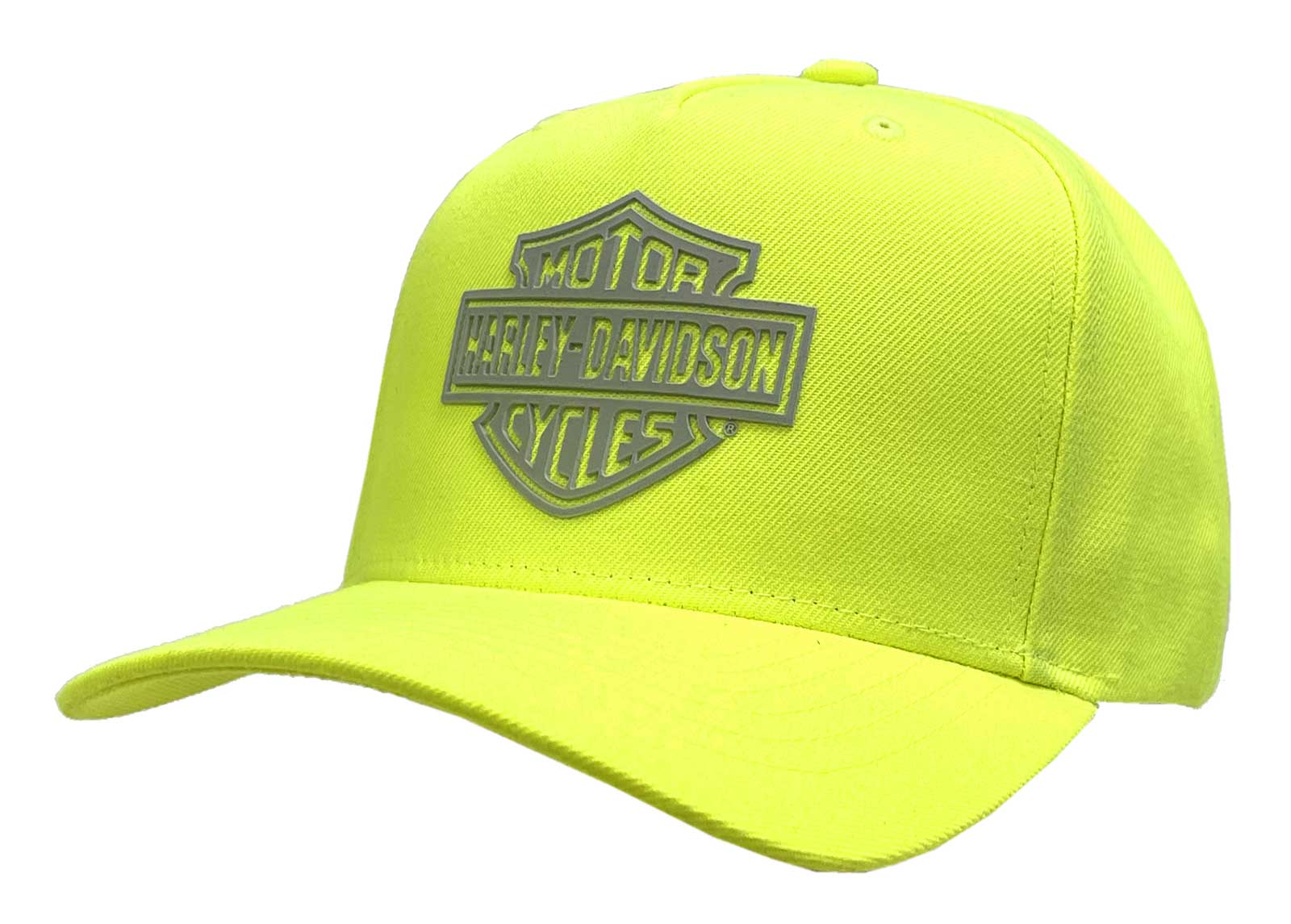 Harley-Davidson Men's Bar & Shield Reflect Snapback Baseball Cap - Safety Green - Wisconsin Harley-Davidson