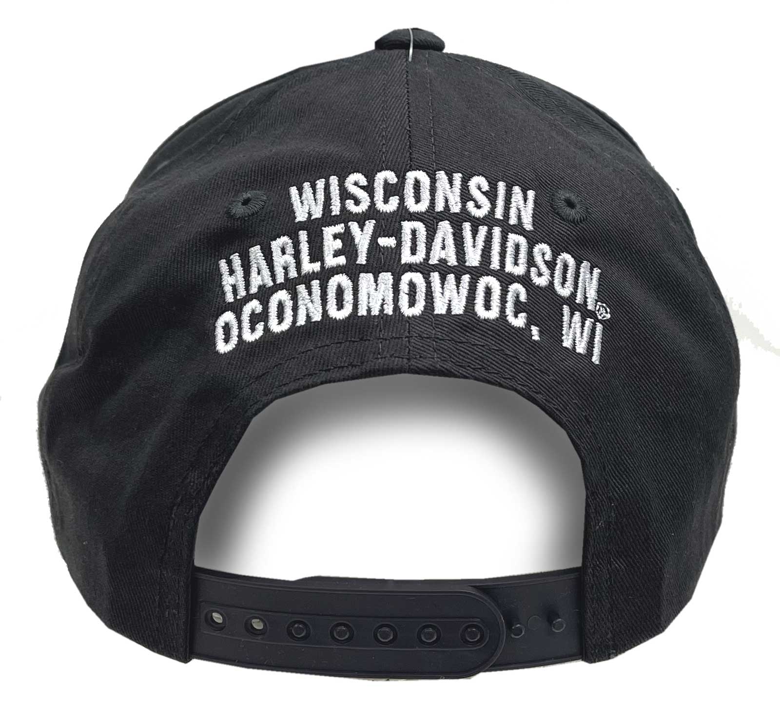 Harley-Davidson Free Shipping - Harley-Davidson Men's Binding Patch Adjustable Snapback Baseball Cap, Charcoal - Free Shipping on many products plus Orders Over $99