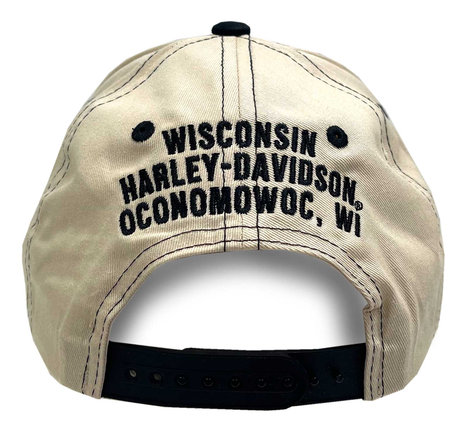 Harley-Davidson Free Shipping - Harley-Davidson Men's Boldly Adjustable Snapback Baseball Cap - Tan/Black - Free Shipping on many products plus Orders Over $99