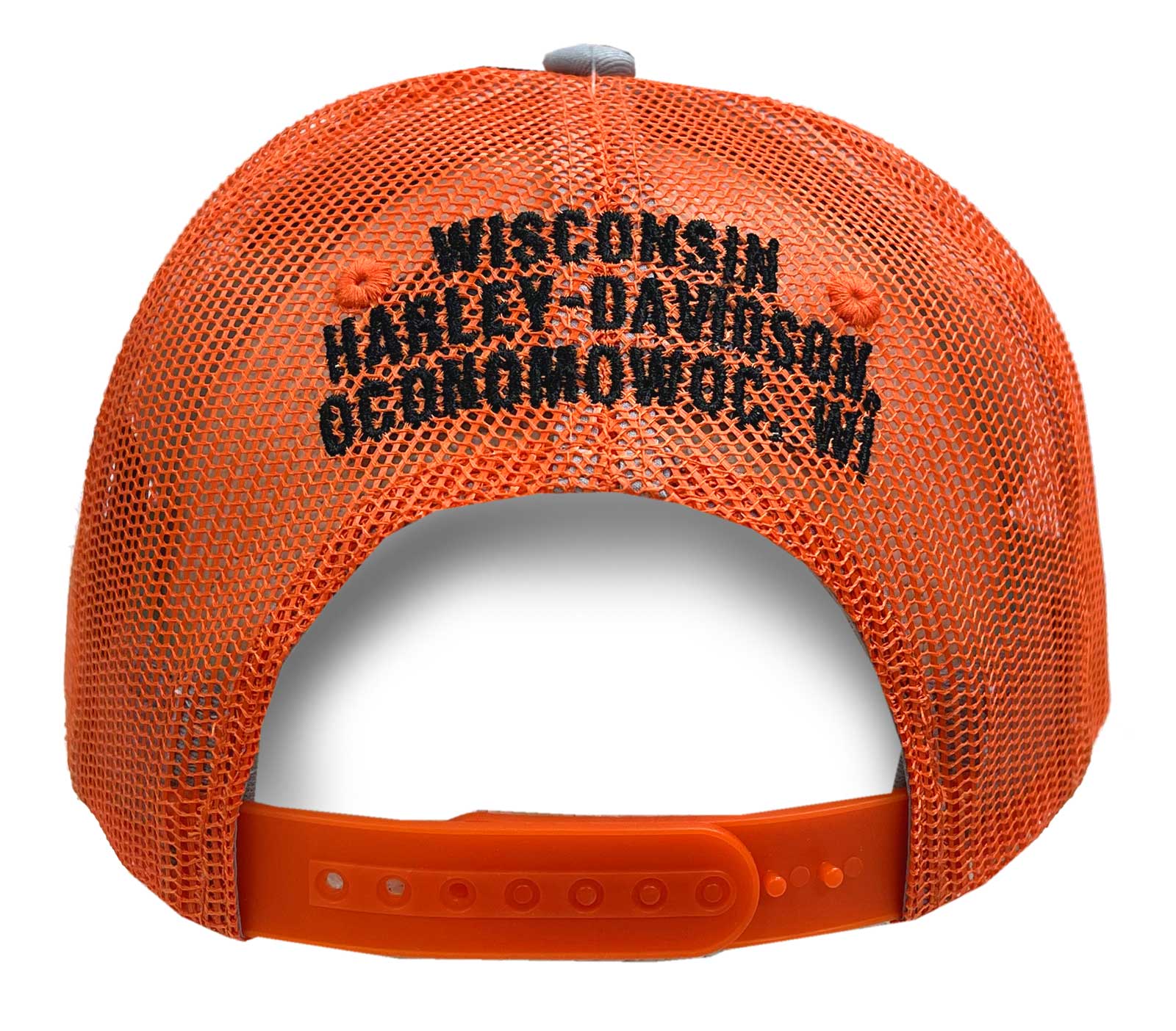 Harley-Davidson® Men's Vital Adjustable Snapback Mesh Trucker Hat