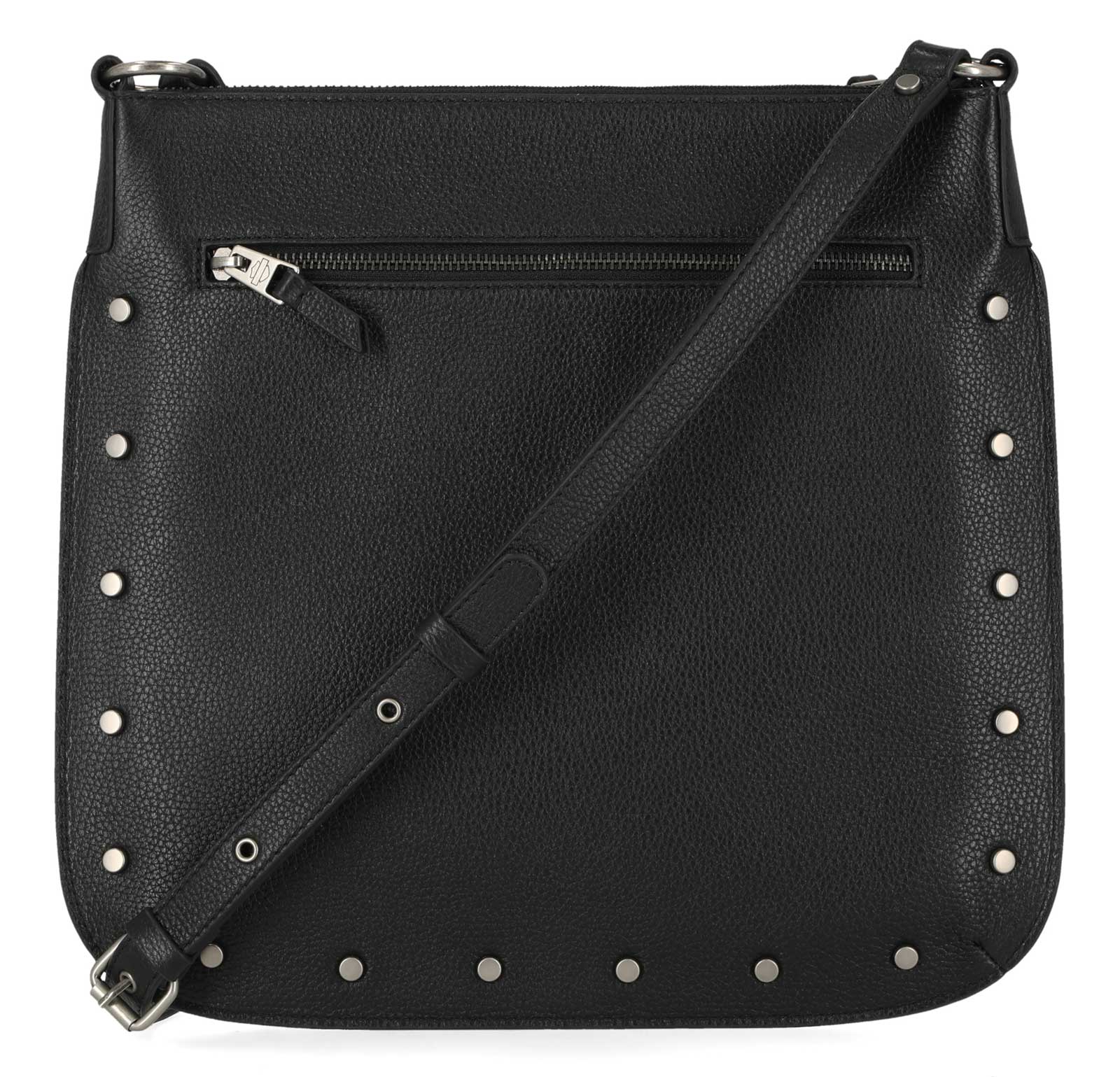 Harley-Davidson Free Shipping - Harley-Davidson Women's Flat Studded Bar & Shield Crossbody Bag - Black - Free Shipping on many products plus Orders Over $99