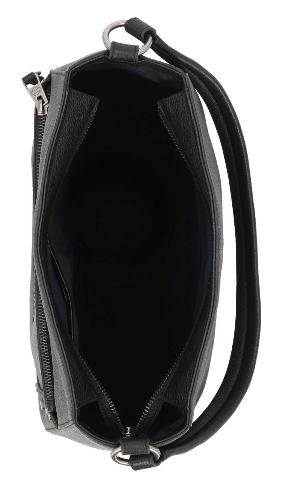 Harley-Davidson Women's Flat Studded Bar & Shield  Shopper Hobo Bag - Black - Largest Selection of Harley-Davidson Products