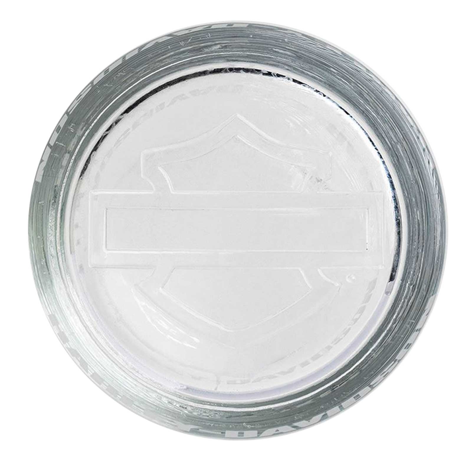 Harley-Davidson® Premier Rocks Glass Set - 10 oz. - Faux Etched